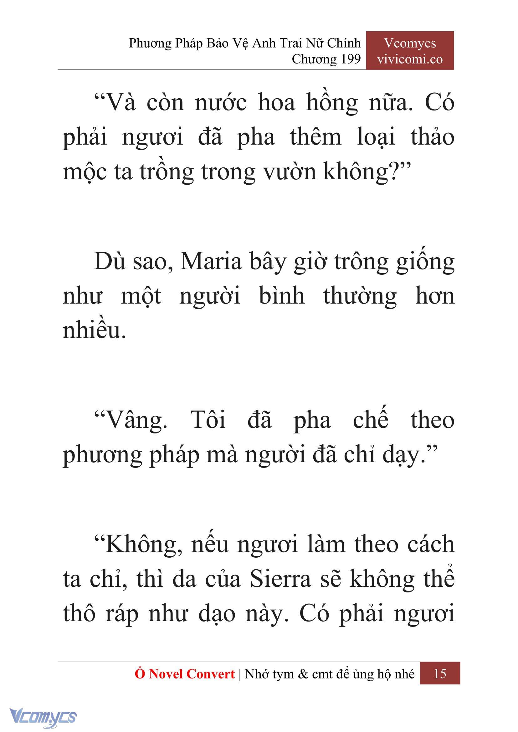 [Novel] Phương Pháp Bảo Vệ Anh Trai Nữ Chính Chap 199 - Trang 2