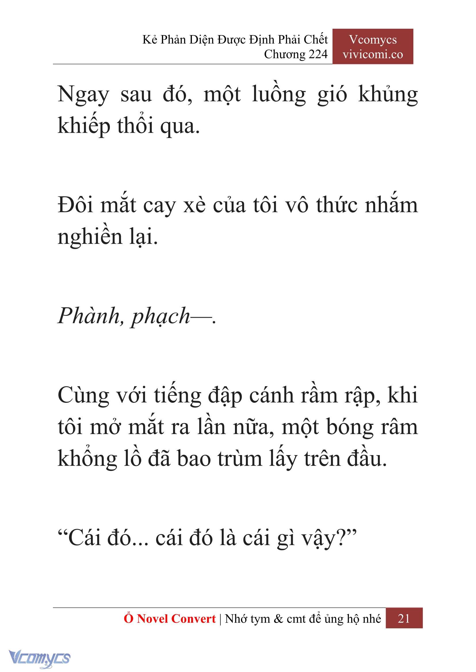 [Novel] Kẻ Phản Diện Được Định Phải Chết Chap 224 - Trang 2