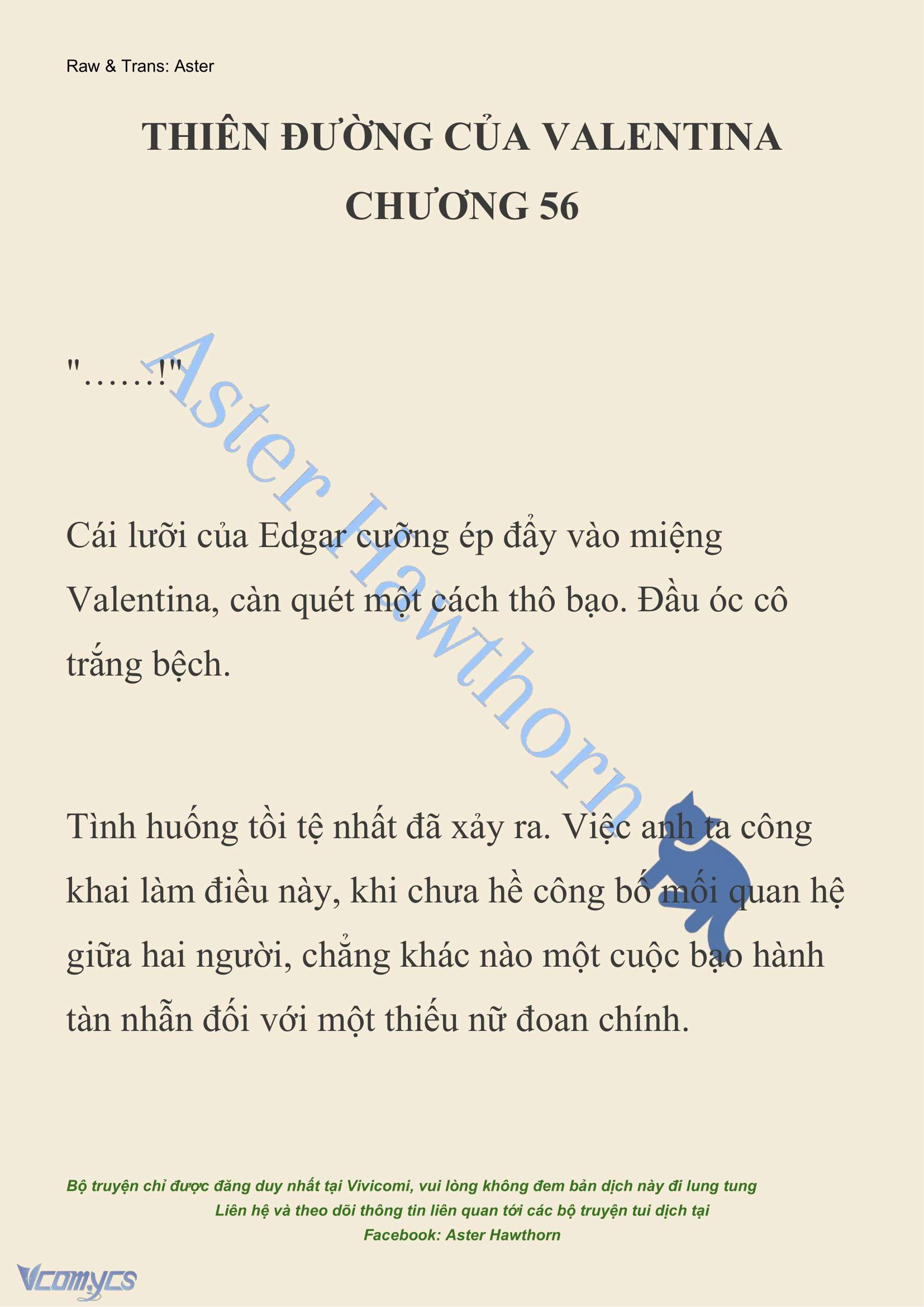 [NOVEL] Thiên Đường Của Valentina Chap 56 - Next Chap 57