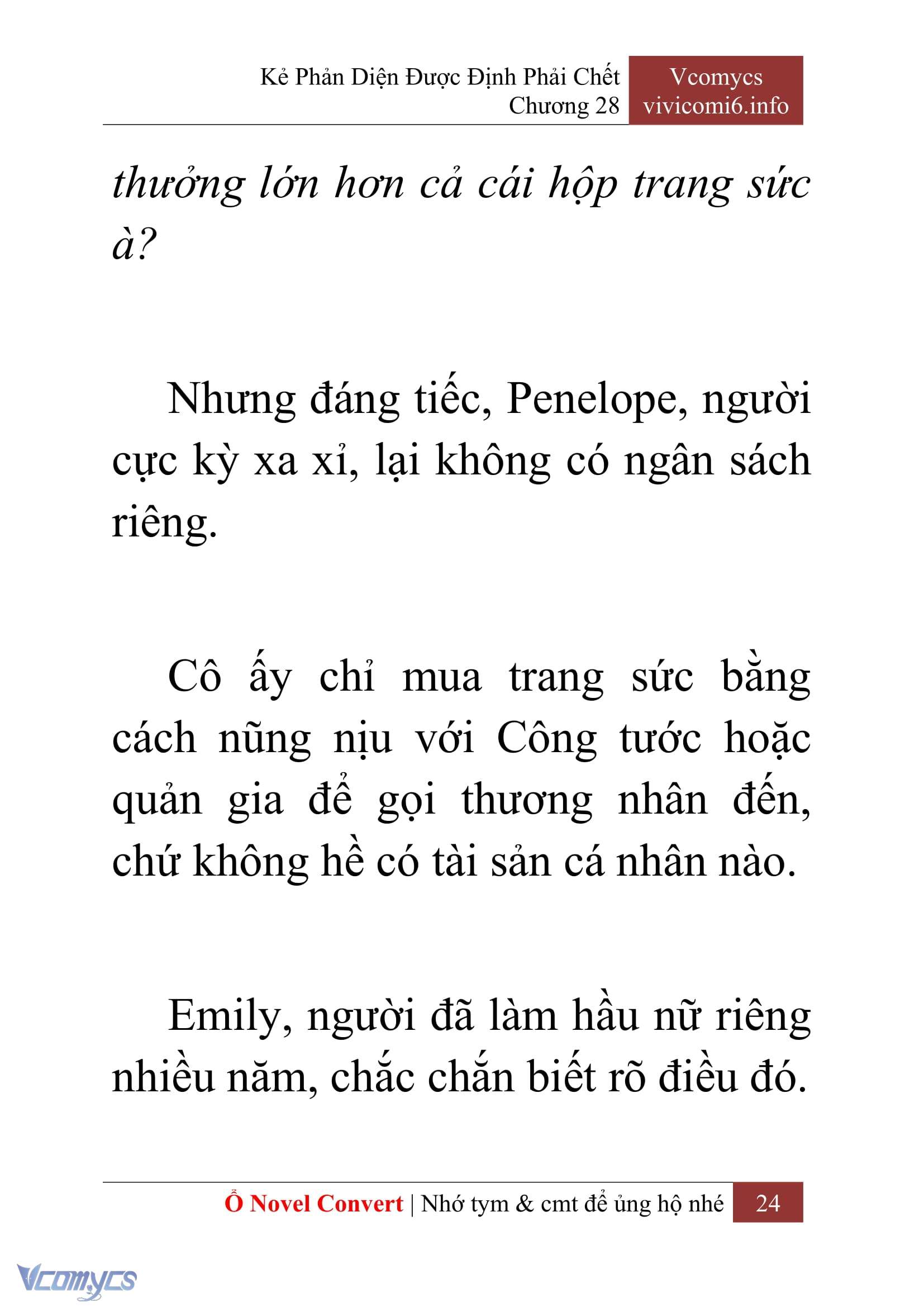 [Novel] Kẻ Phản Diện Được Định Phải Chết Chap 28 - Trang 2