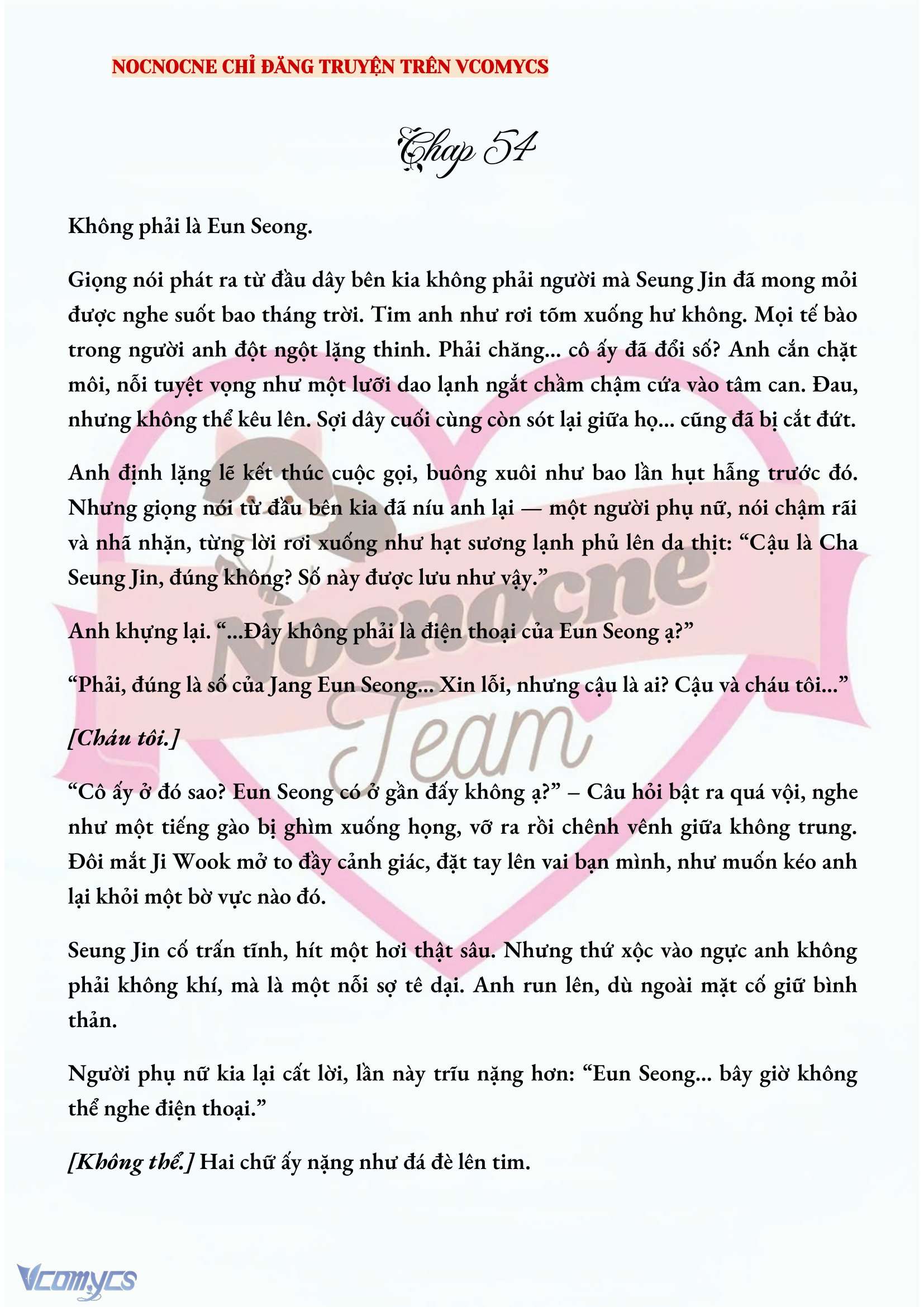 [NOVEL] CHÚNG TA KẾT THÚC VÀO MÙA THU Chap 54 - Trang 2