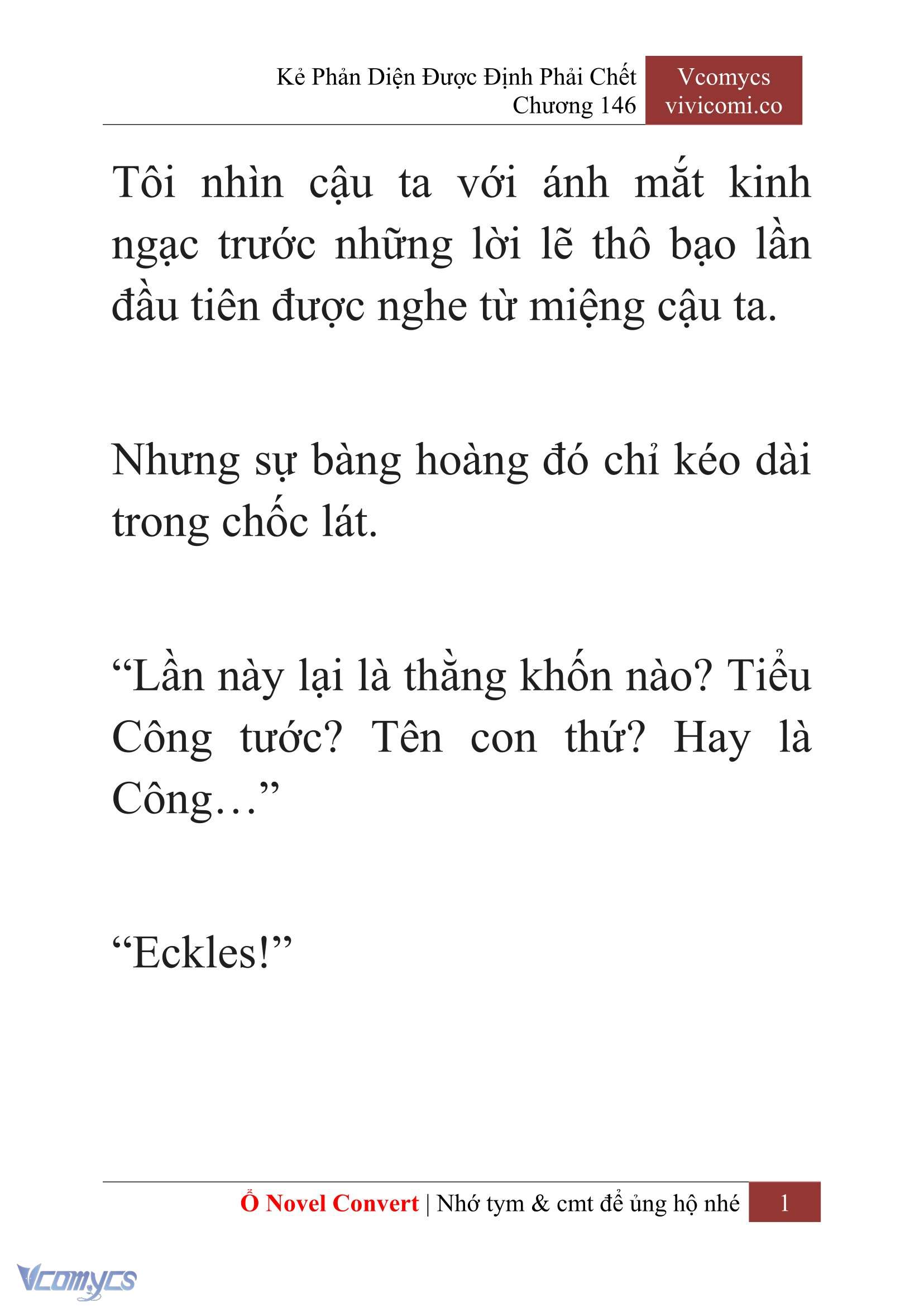 [Novel] Kẻ Phản Diện Được Định Phải Chết Chap 146 - Trang 2