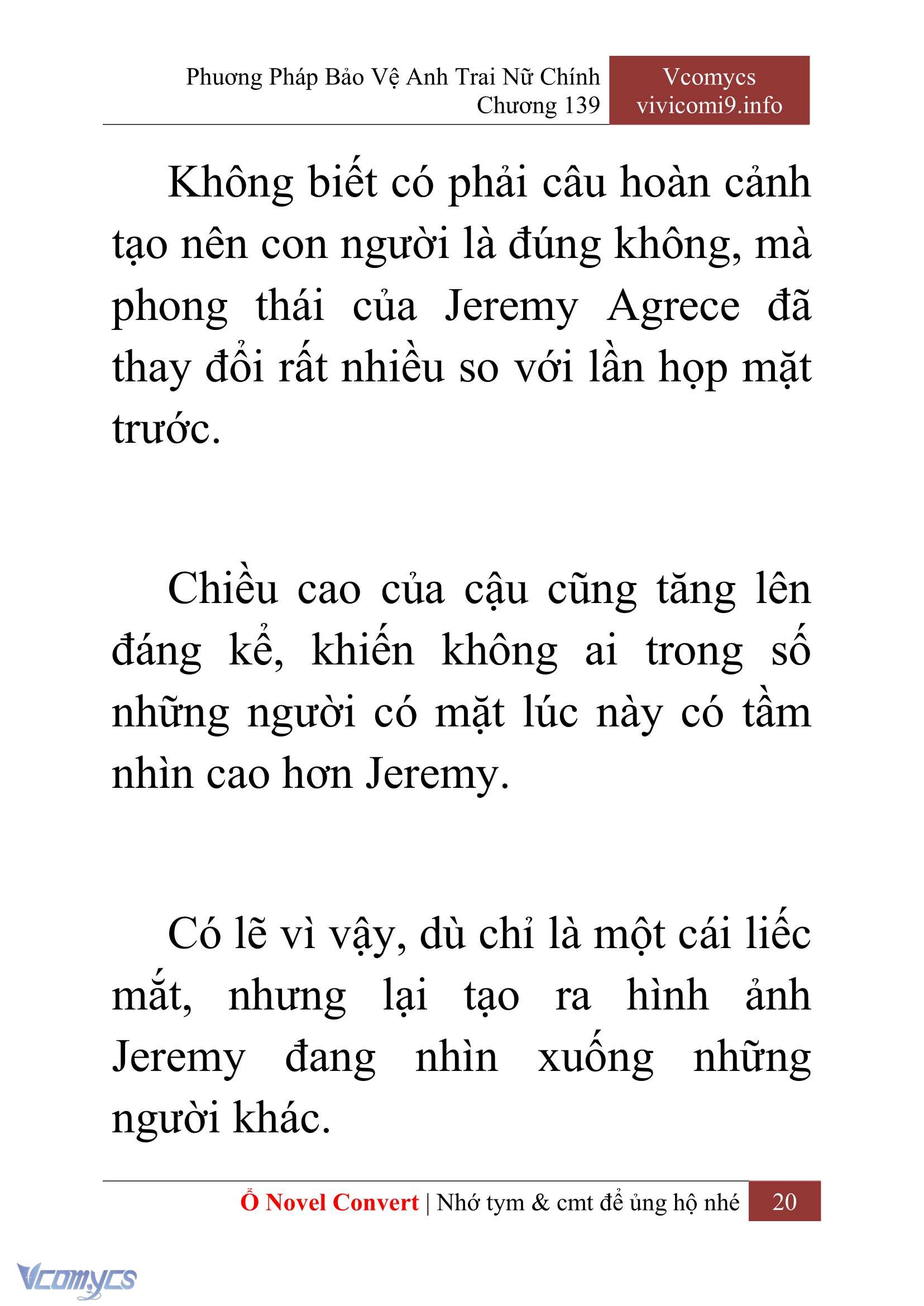 [Novel] Phương Pháp Bảo Vệ Anh Trai Nữ Chính Chap 139 - Trang 2