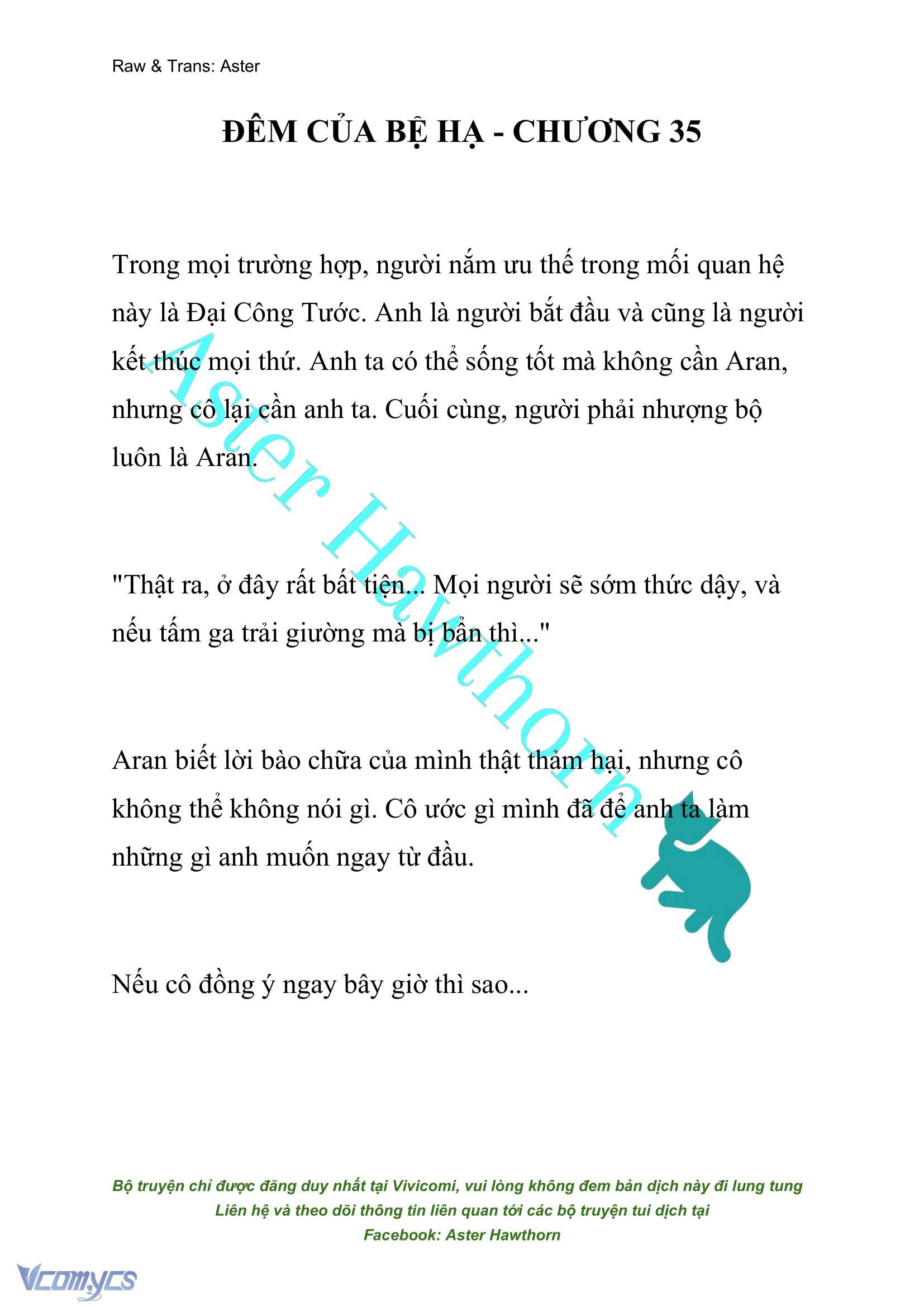 [NOVEL] Đêm Của Bệ Hạ Chap 35 - Trang 2