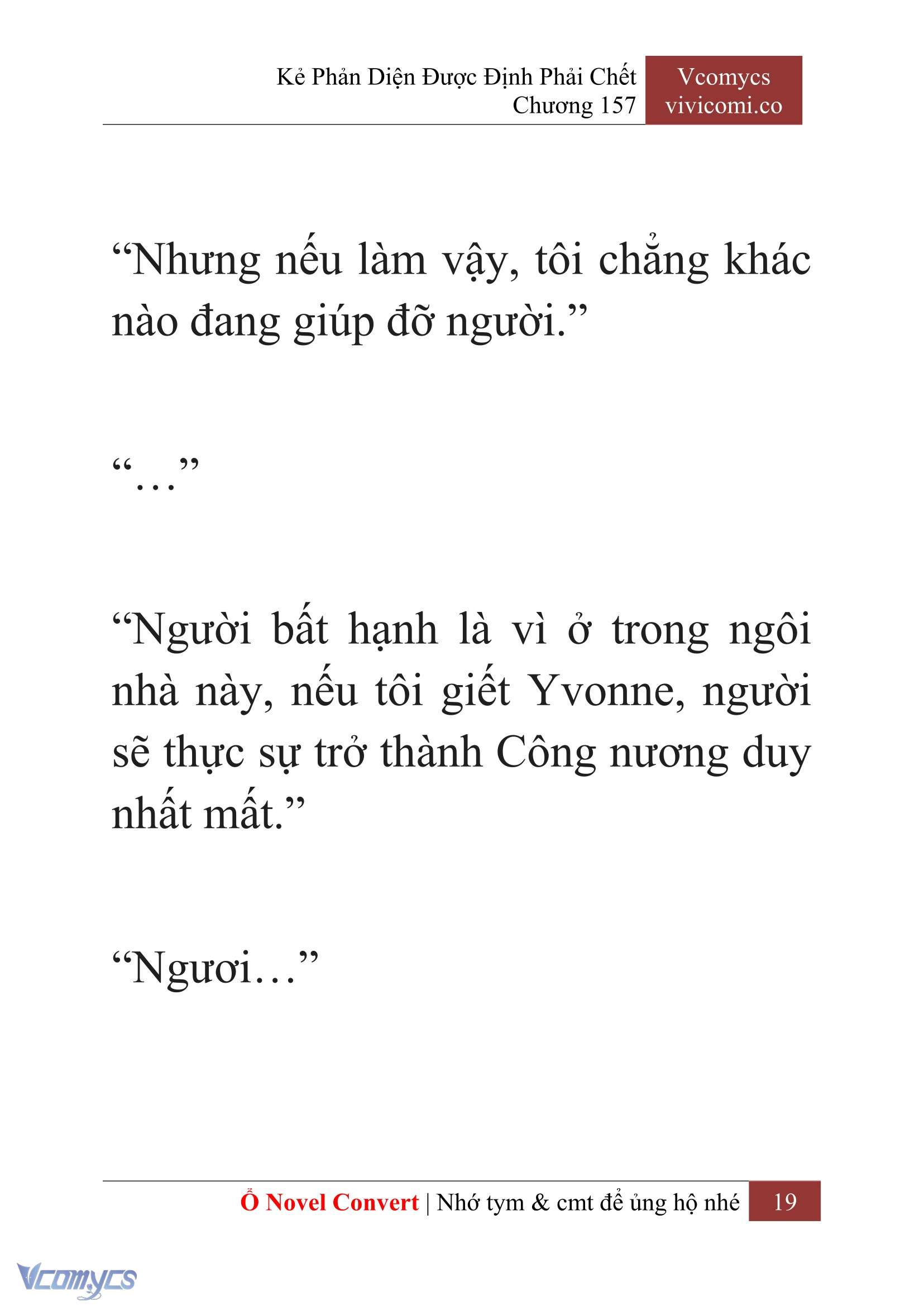 [Novel] Kẻ Phản Diện Được Định Phải Chết Chap 157 - Trang 2