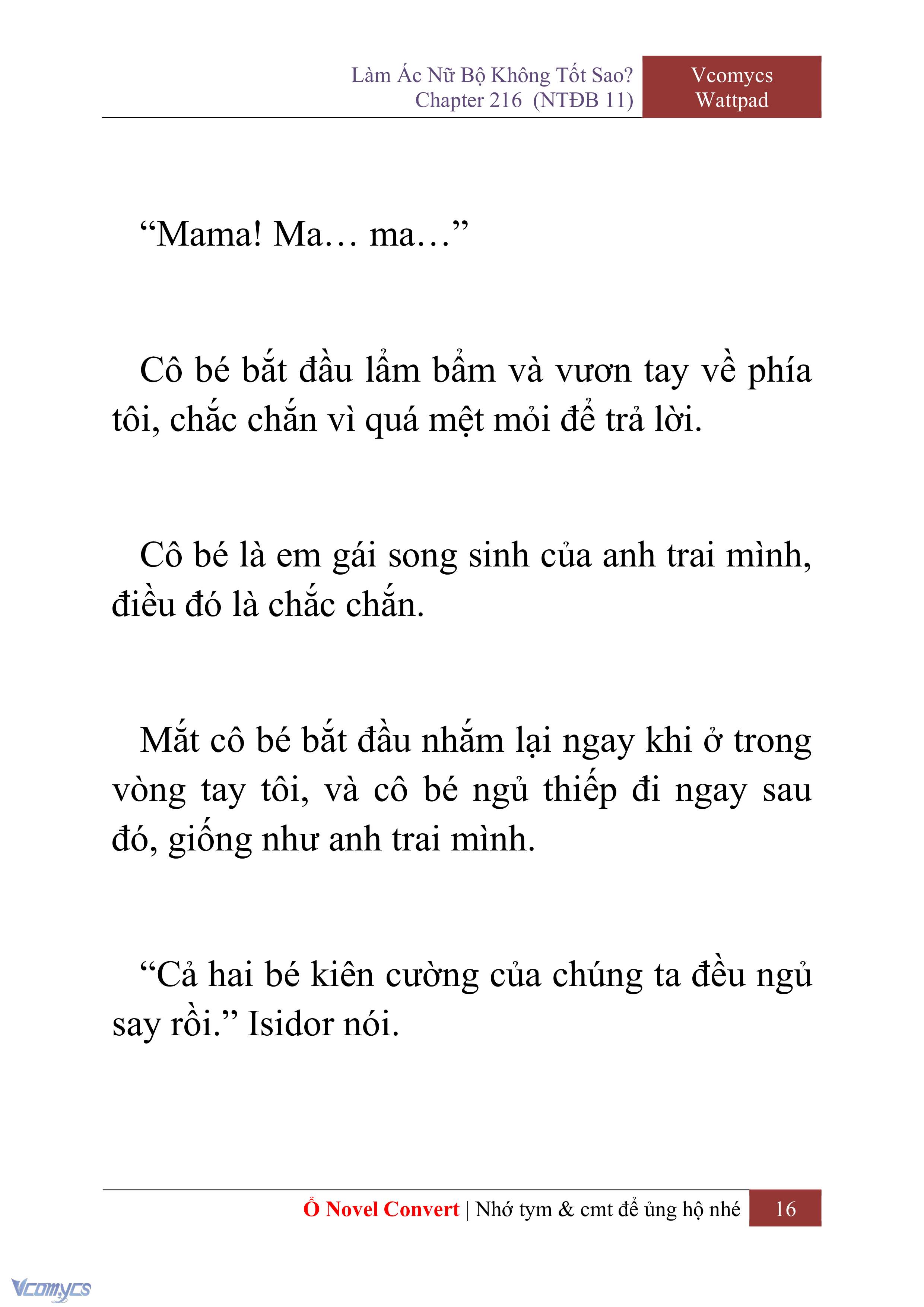 [Novel] Làm Ác Nữ Bộ Không Tốt Sao? Chap 216 - Trang 2