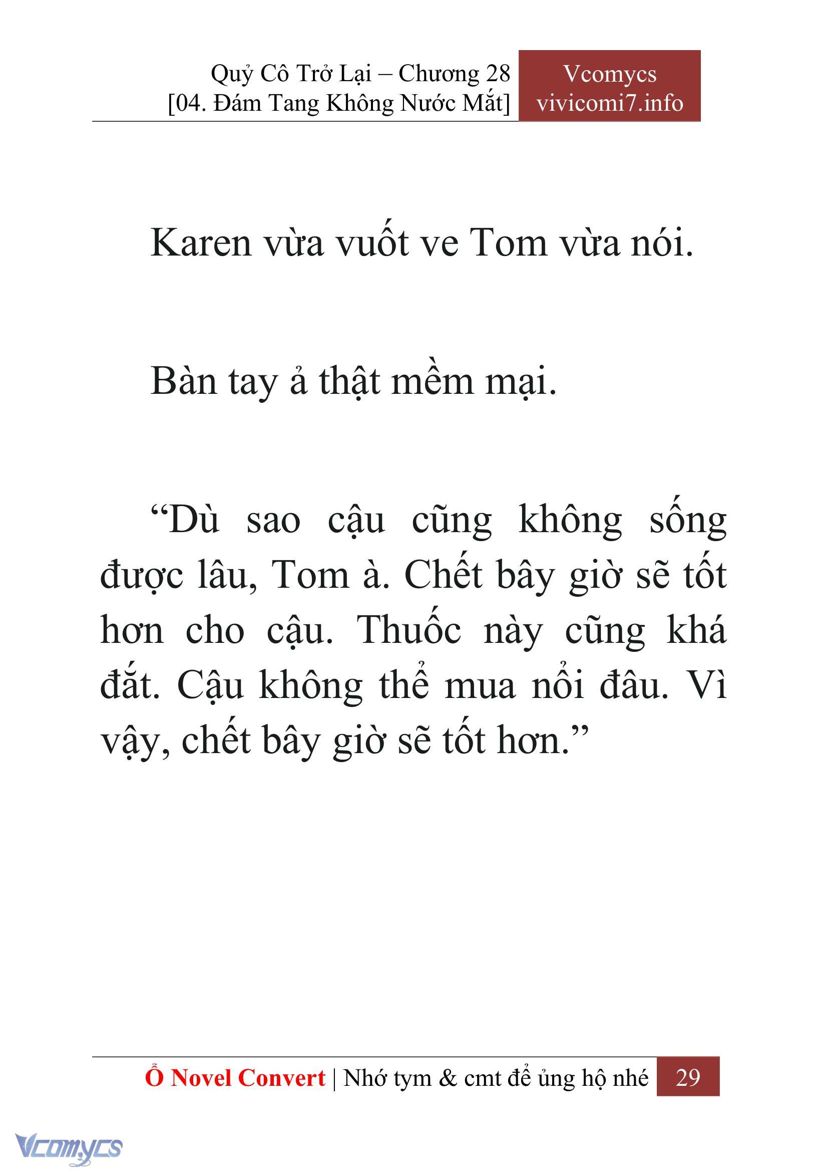 [Novel] Quý Cô Trở Lại Chap 28 - Trang 2