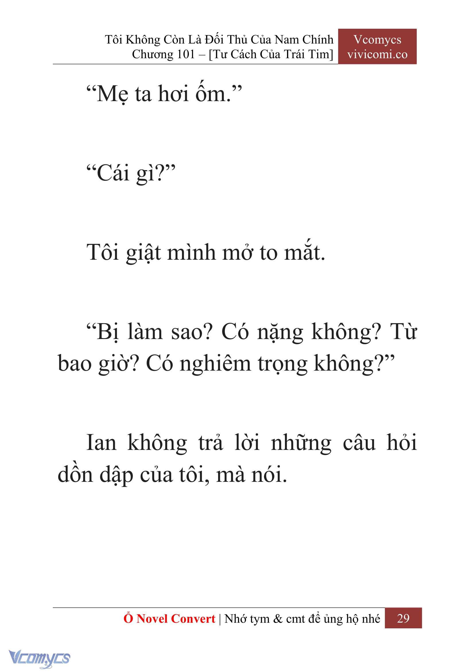 [Novel] Tôi Không Còn Là Đối Thủ Của Nam Chính Chap 101 - Trang 2