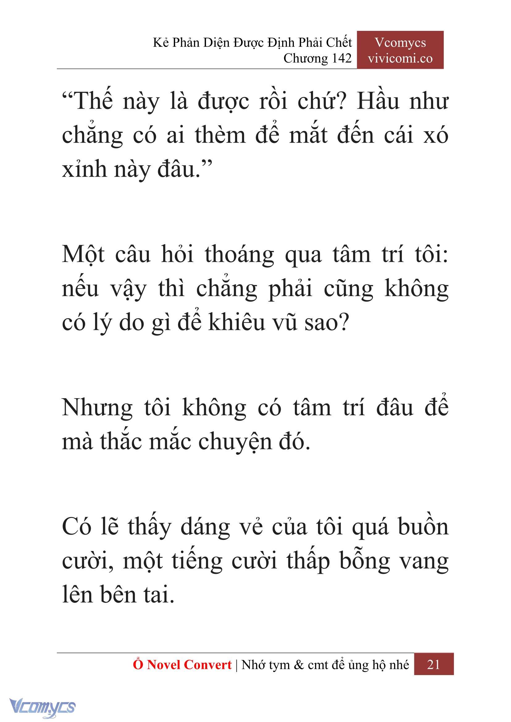 [Novel] Kẻ Phản Diện Được Định Phải Chết Chap 142 - Trang 2