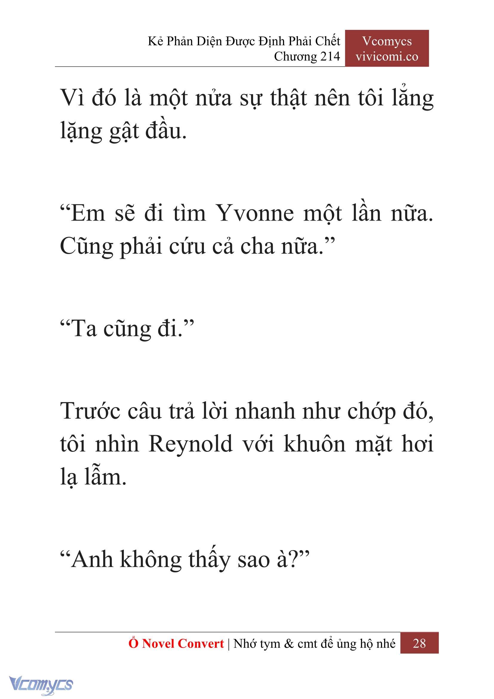 [Novel] Kẻ Phản Diện Được Định Phải Chết Chap 214 - Next Chap 215