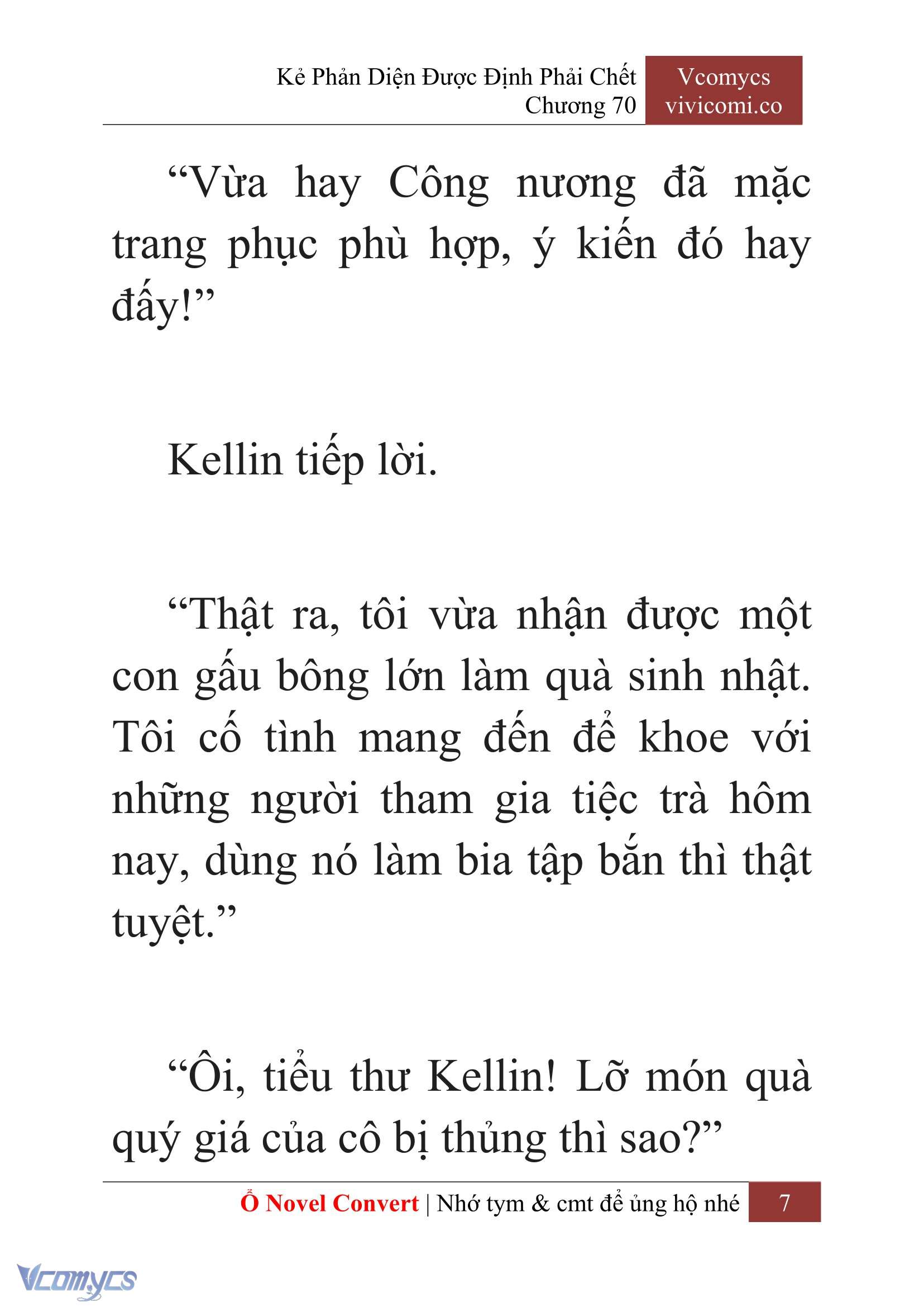 [Novel] Kẻ Phản Diện Được Định Phải Chết Chap 70 - Next Chap 71