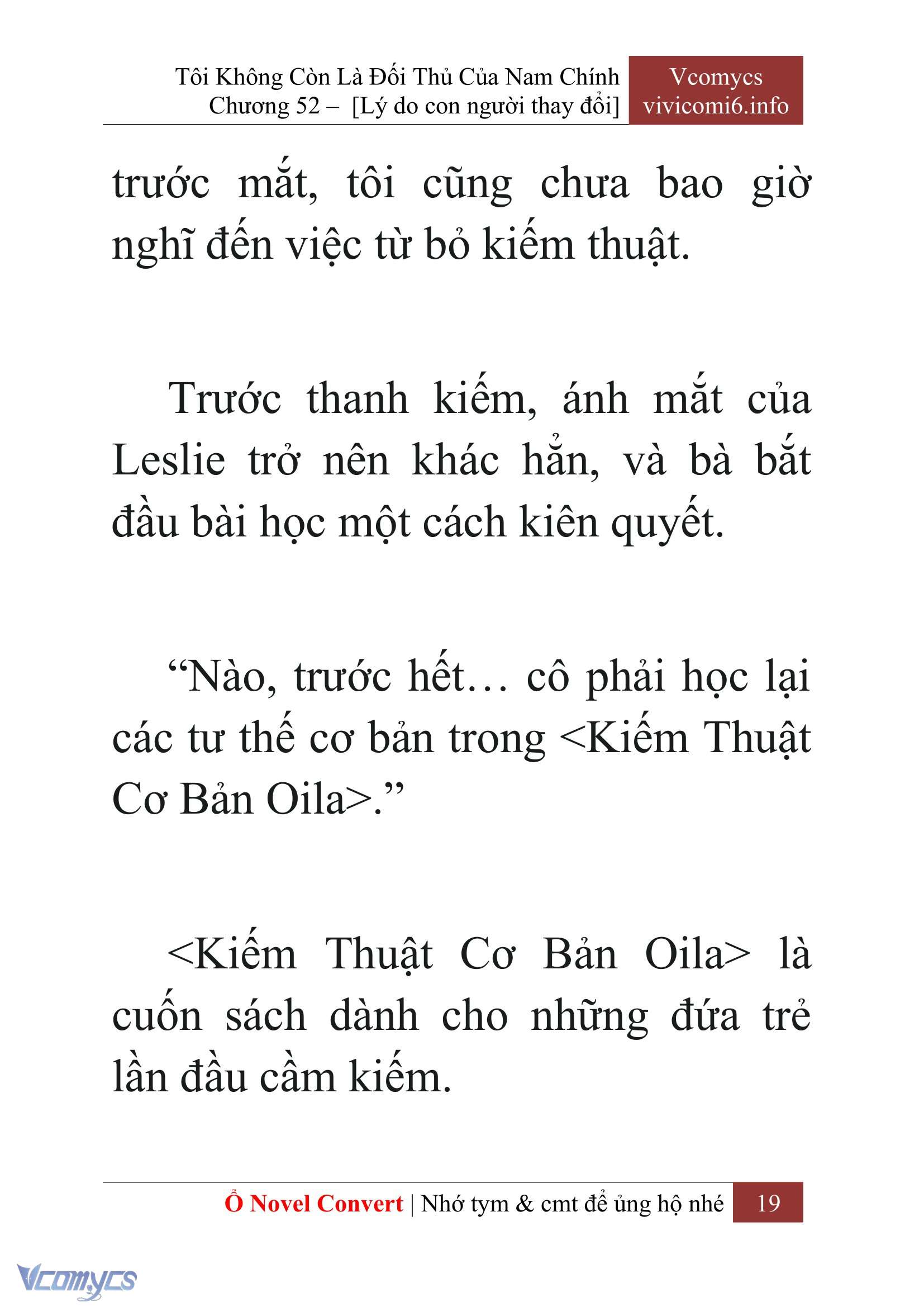 [Novel] Tôi Không Còn Là Đối Thủ Của Nam Chính Chap 52 - Trang 2