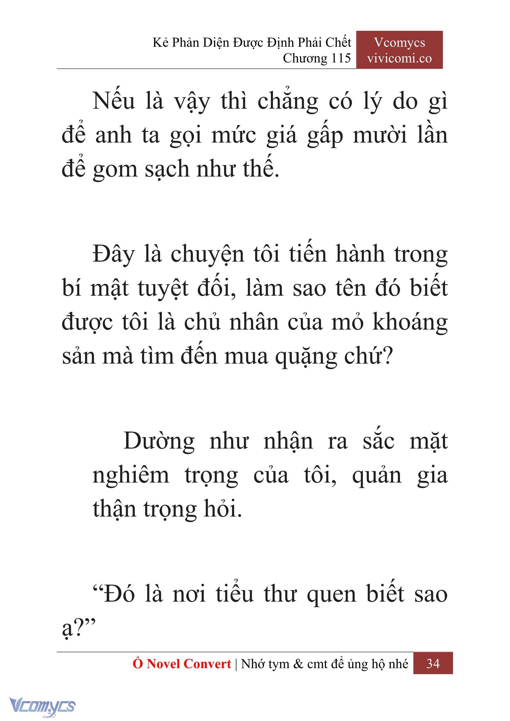 [Novel] Kẻ Phản Diện Được Định Phải Chết Chap 115 - Trang 2