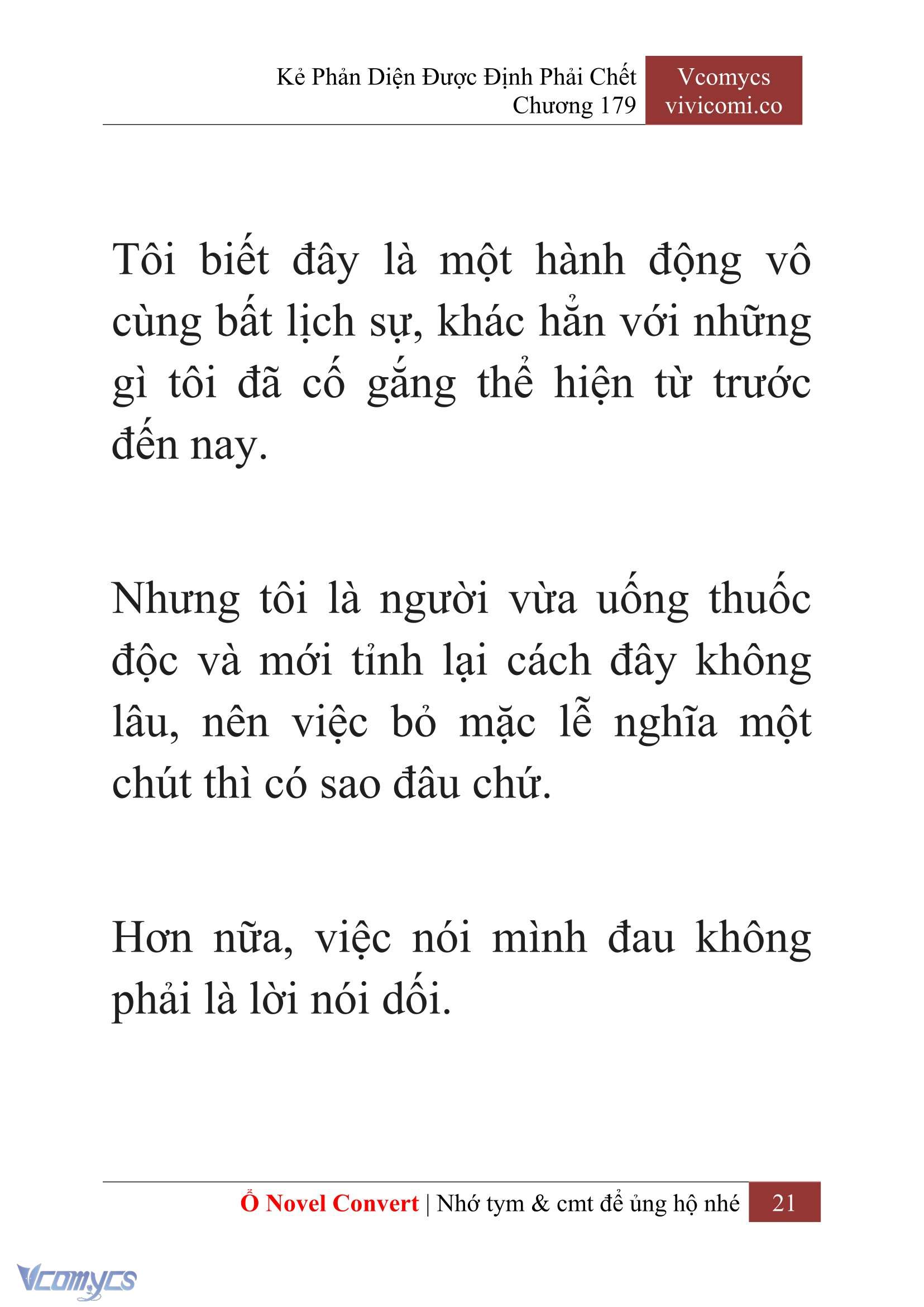 [Novel] Kẻ Phản Diện Được Định Phải Chết Chap 179 - Trang 2