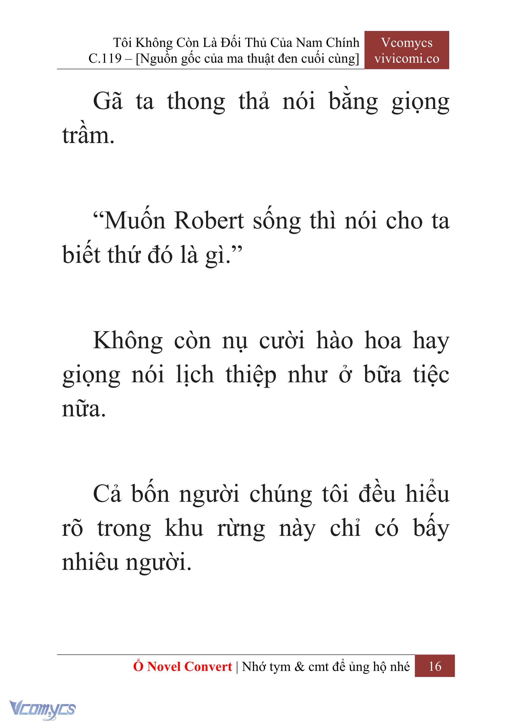 [Novel] Tôi Không Còn Là Đối Thủ Của Nam Chính Chap 119 - Trang 2
