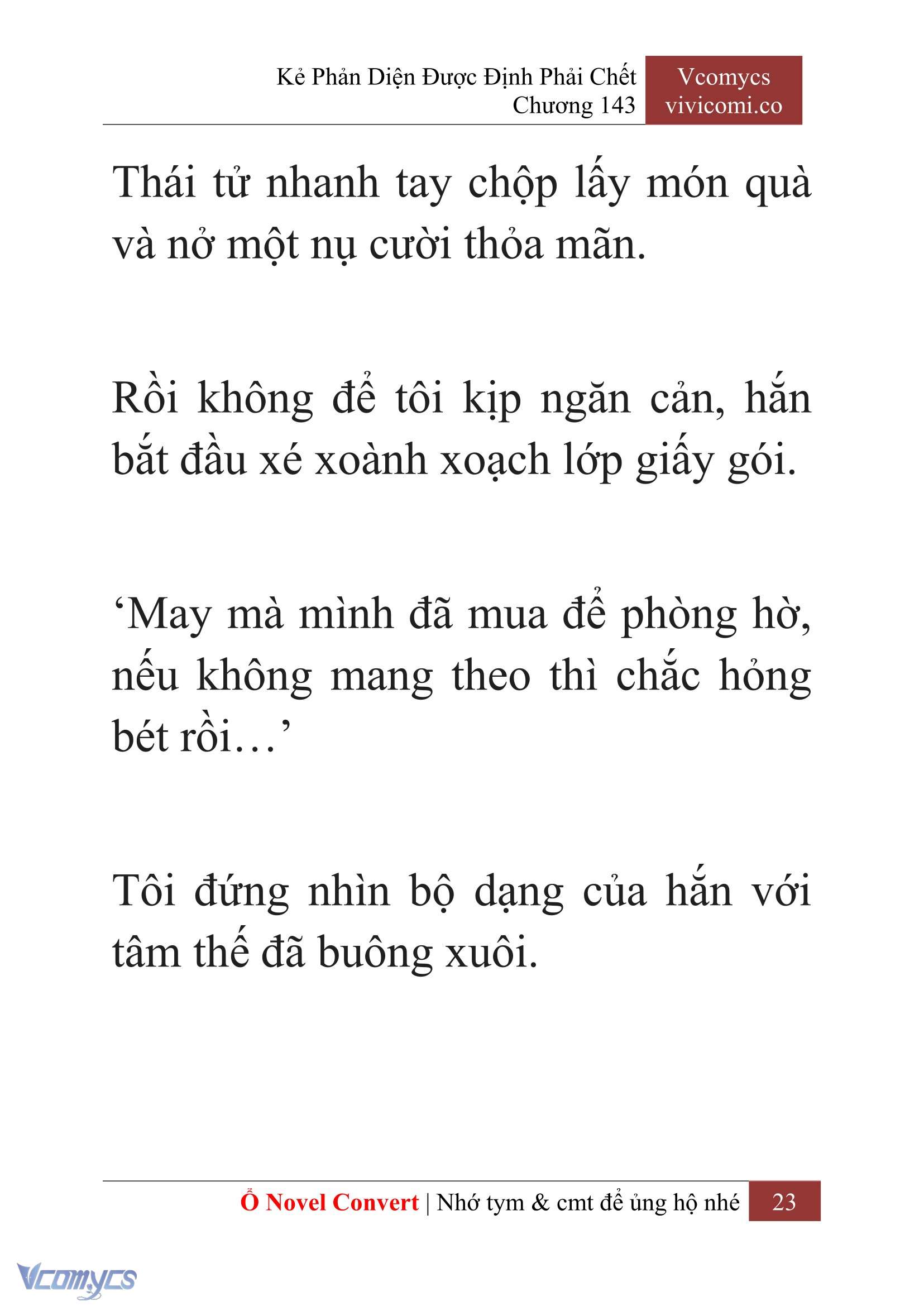 [Novel] Kẻ Phản Diện Được Định Phải Chết Chap 143 - Next Chap 144