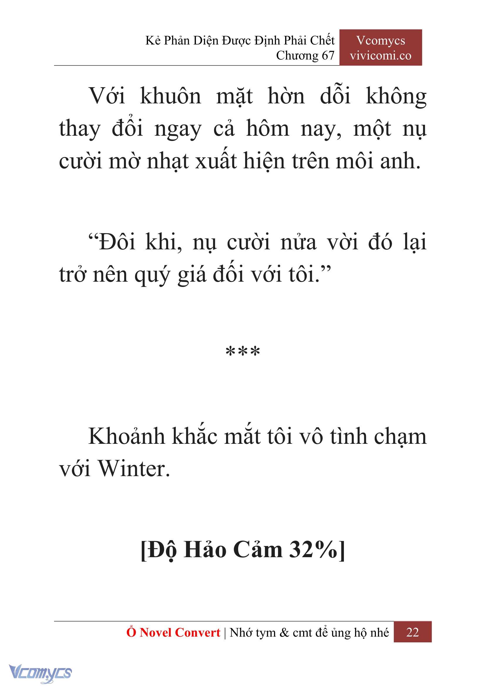 [Novel] Kẻ Phản Diện Được Định Phải Chết Chap 67 - Next Chap 68