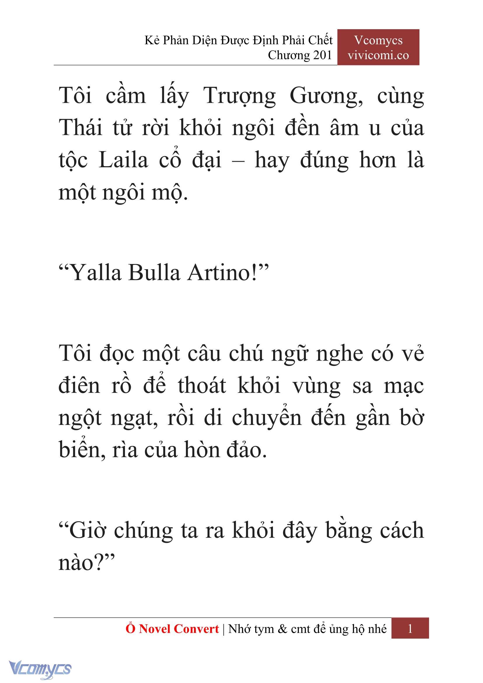 [Novel] Kẻ Phản Diện Được Định Phải Chết Chap 201 - Trang 2