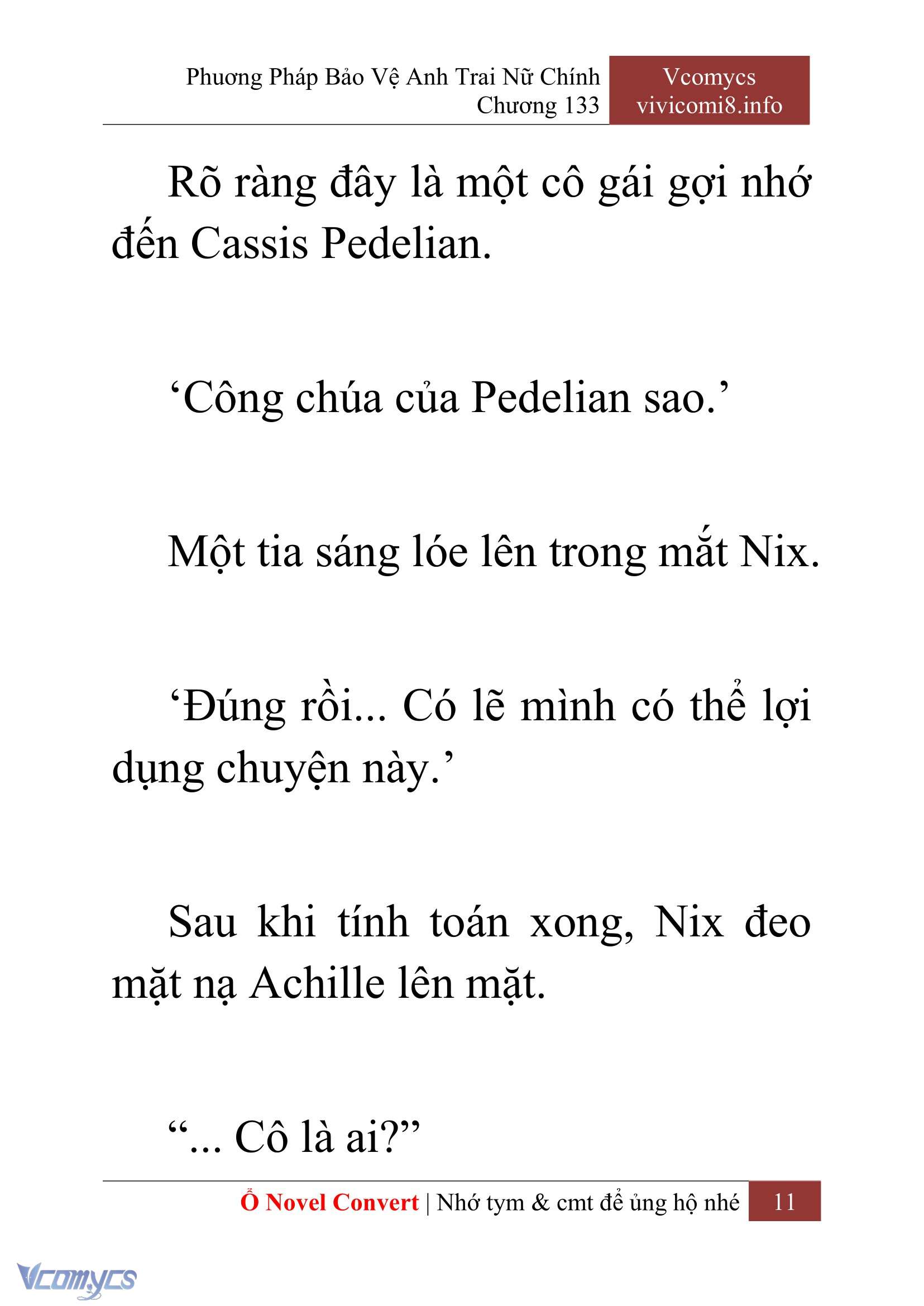 [Novel] Phương Pháp Bảo Vệ Anh Trai Nữ Chính Chap 133 - Trang 2
