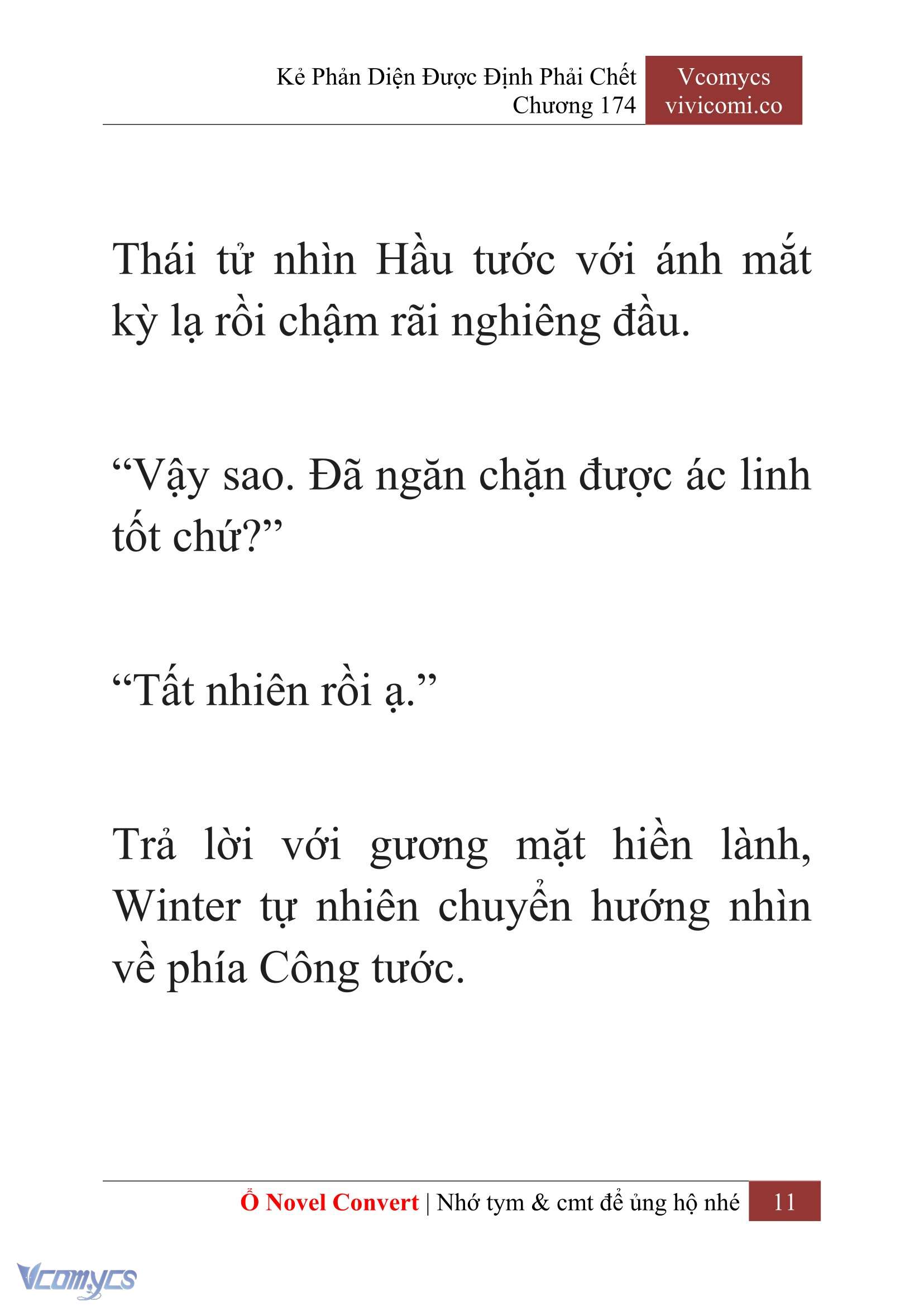 [Novel] Kẻ Phản Diện Được Định Phải Chết Chap 174 - Trang 2