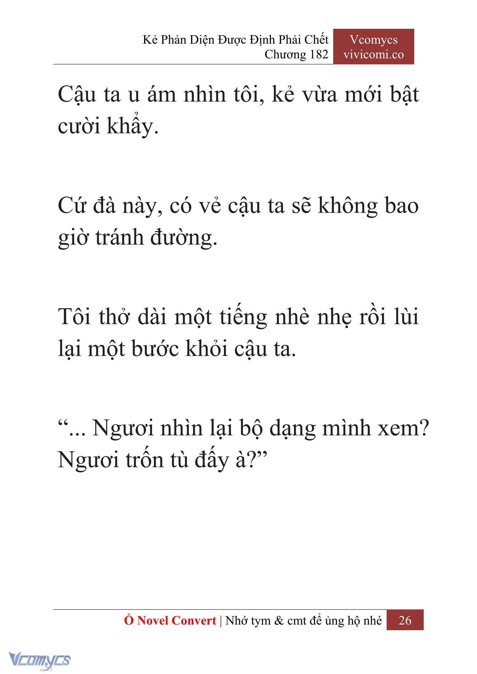 [Novel] Kẻ Phản Diện Được Định Phải Chết Chap 182 - Trang 2