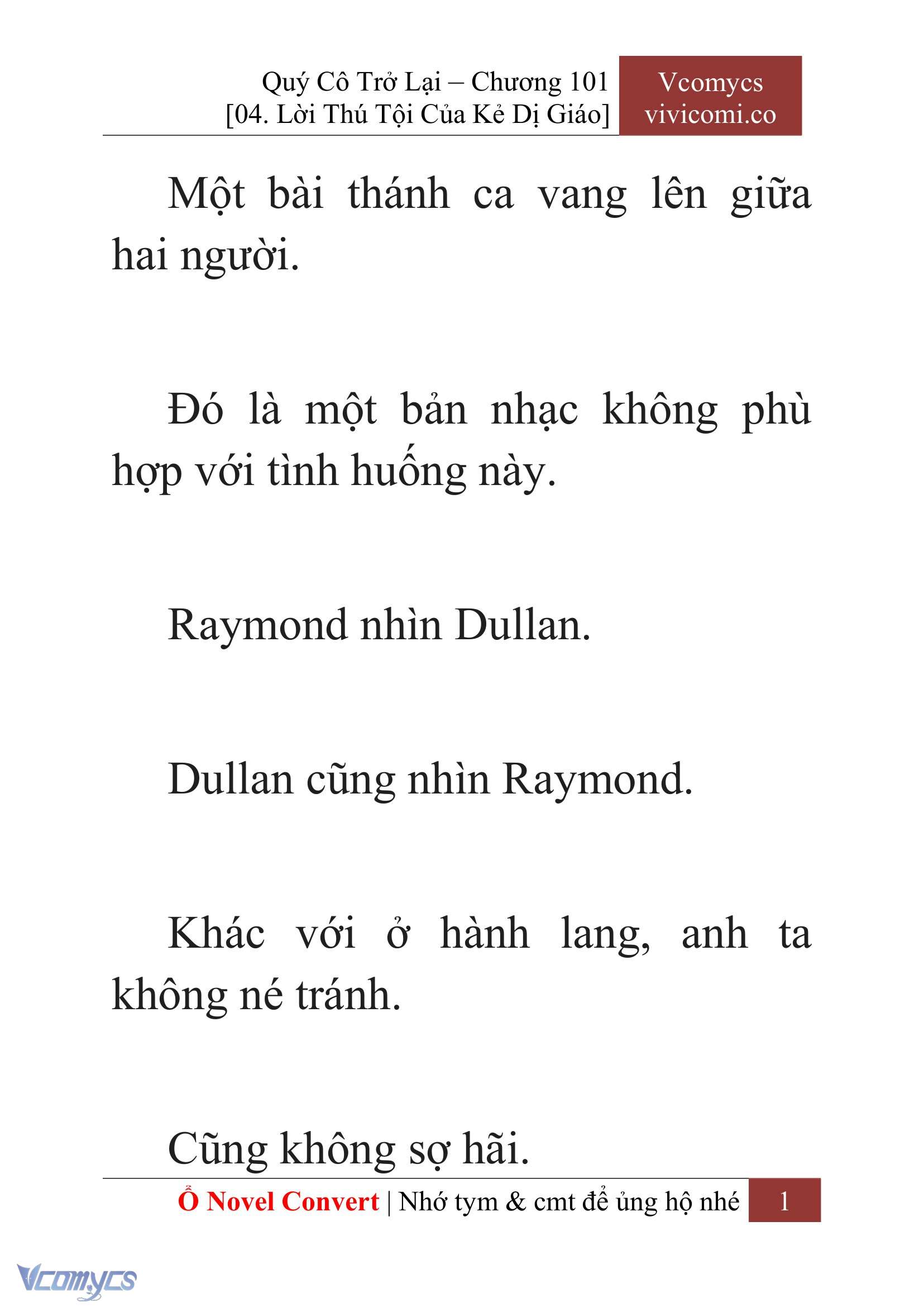 [Novel] Quý Cô Trở Lại Chap 101 - Trang 2