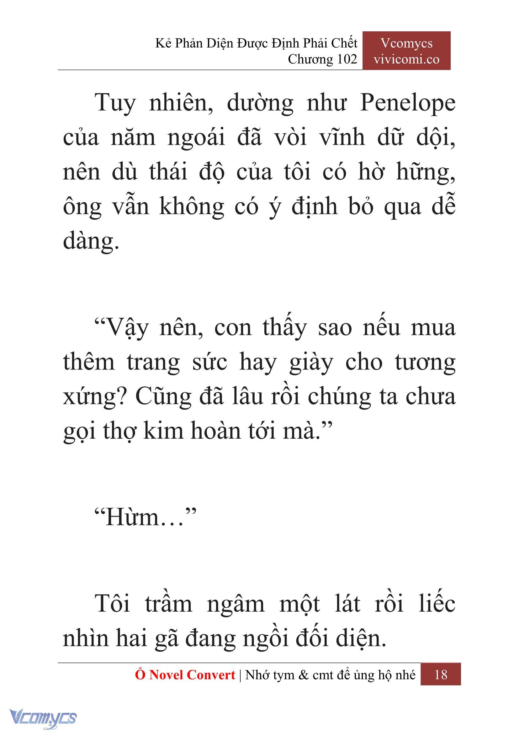 [Novel] Kẻ Phản Diện Được Định Phải Chết Chap 102 - Trang 2