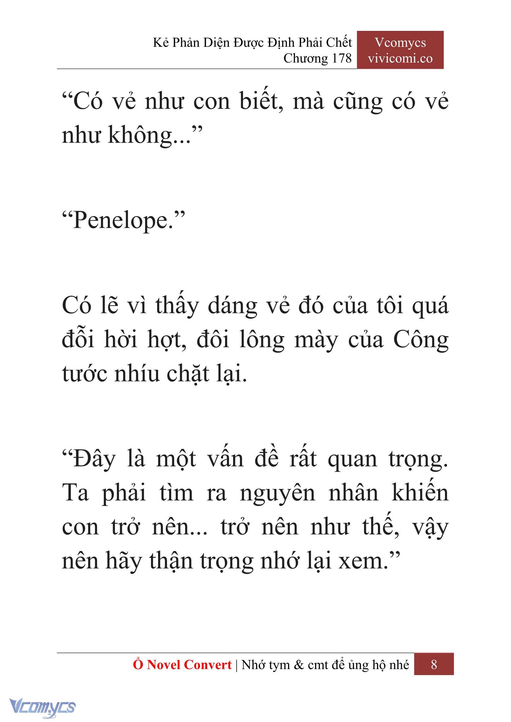 [Novel] Kẻ Phản Diện Được Định Phải Chết Chap 178 - Trang 2