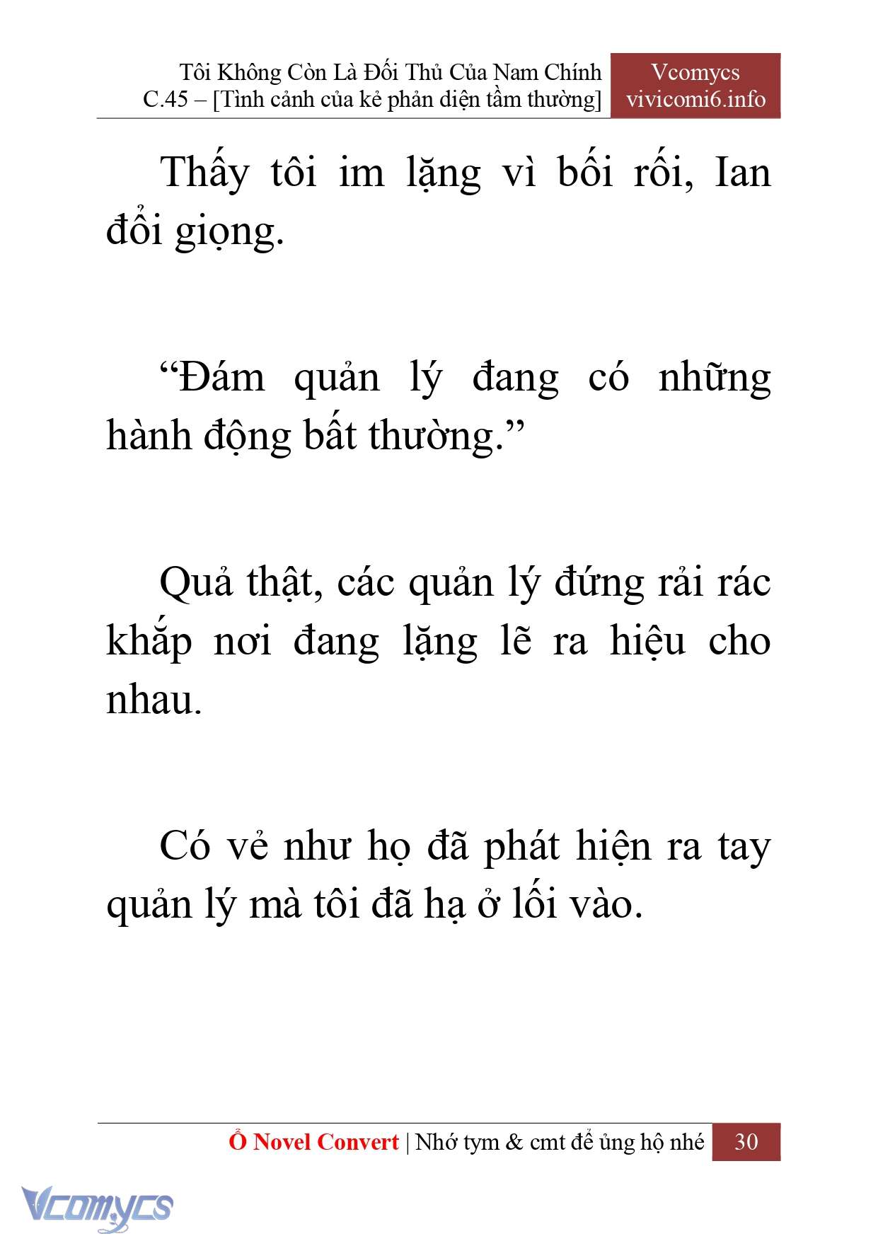 [Novel] Tôi Không Còn Là Đối Thủ Của Nam Chính Chap 45 - Trang 2