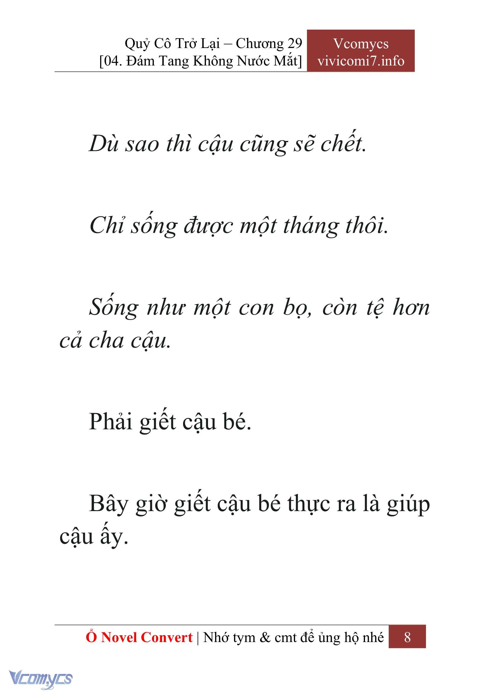 [Novel] Quý Cô Trở Lại Chap 29 - Trang 2