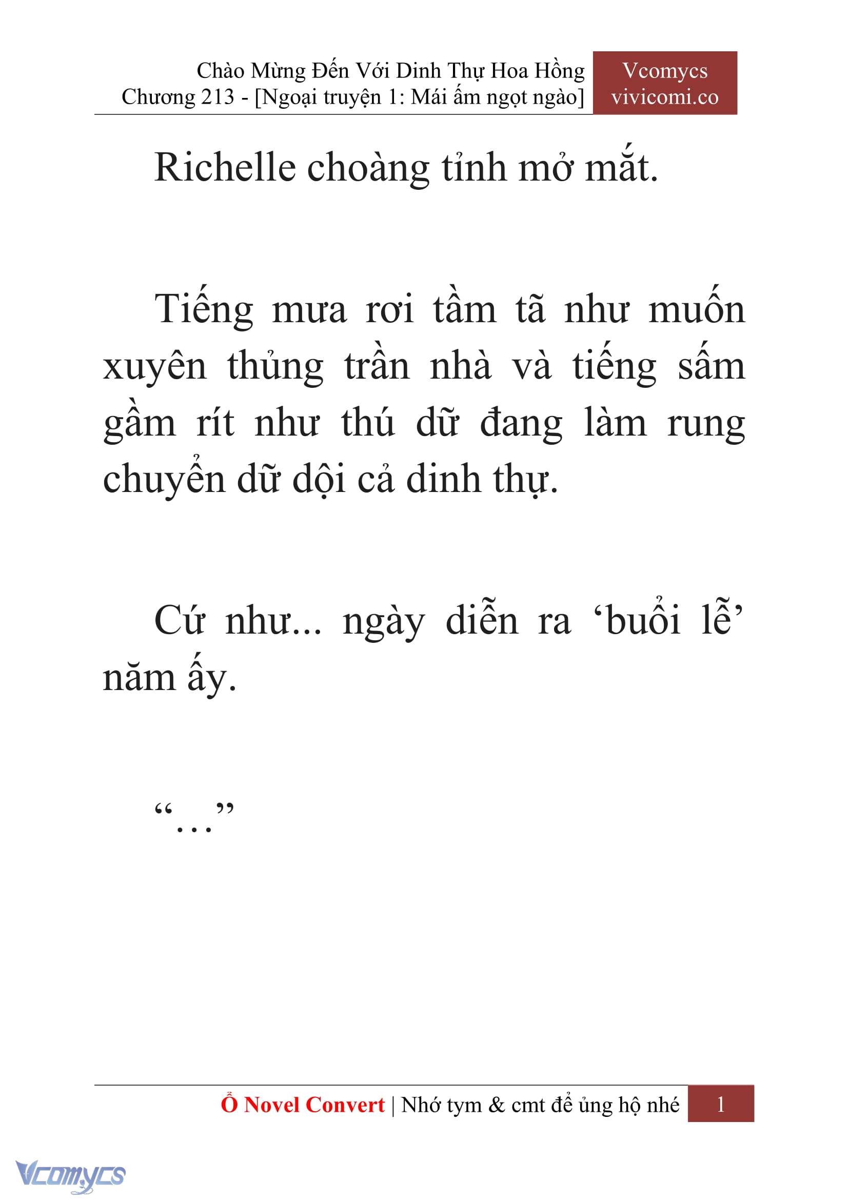 [Novel] Chào Mừng Đến Với Dinh Thự Hoa Hồng Chap 213 - Trang 2