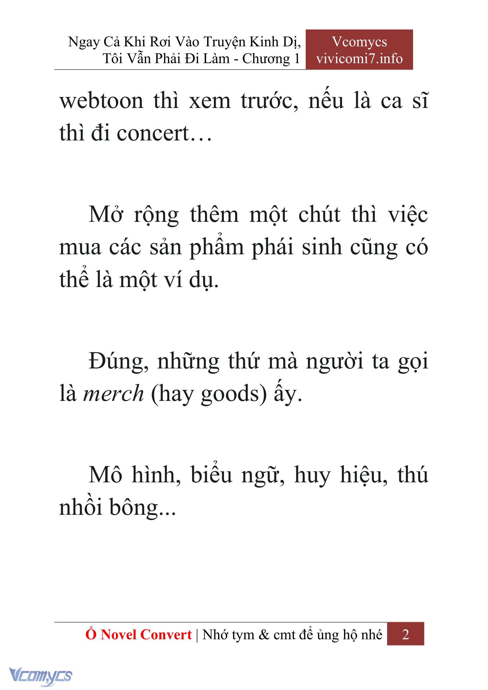 [Novel] Ngay Cả Khi Rơi Vào Truyện Kinh Dị, Tôi Vẫn Phải Đi Làm Chap 1 - Trang 2