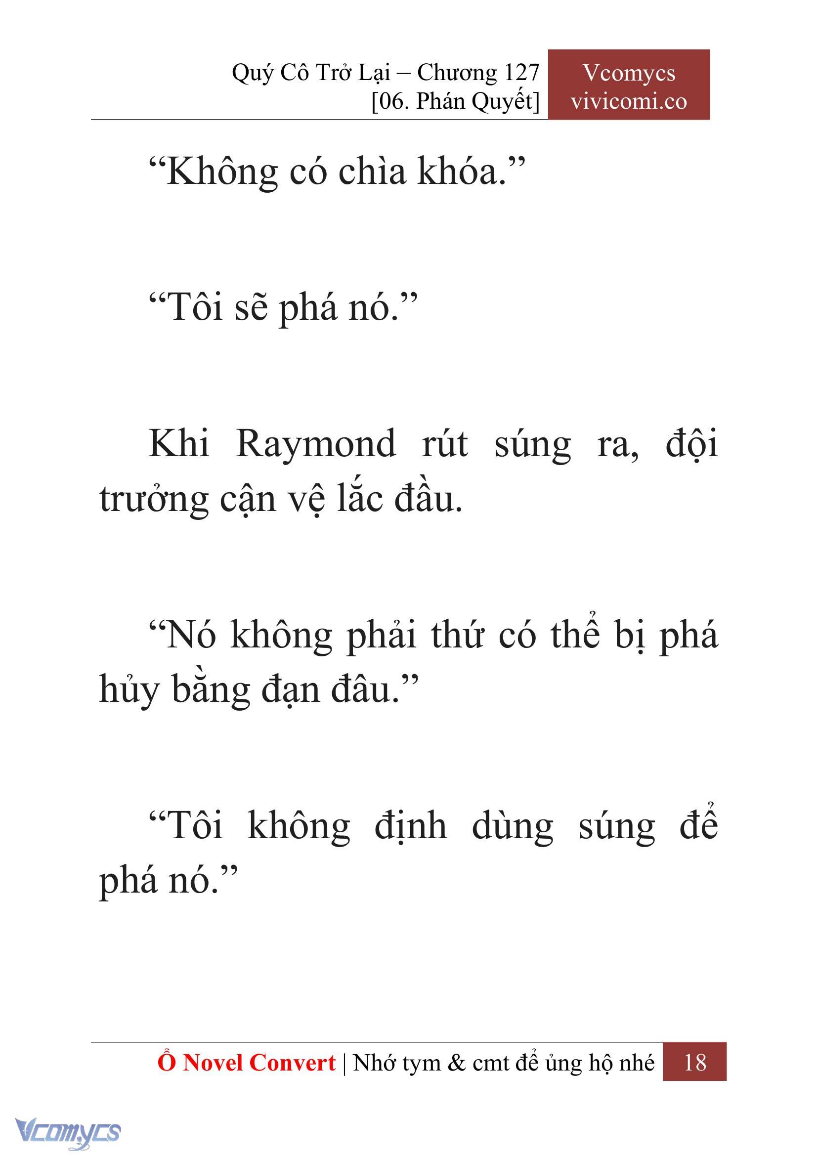 [Novel] Quý Cô Trở Lại Chap 127 - Trang 2