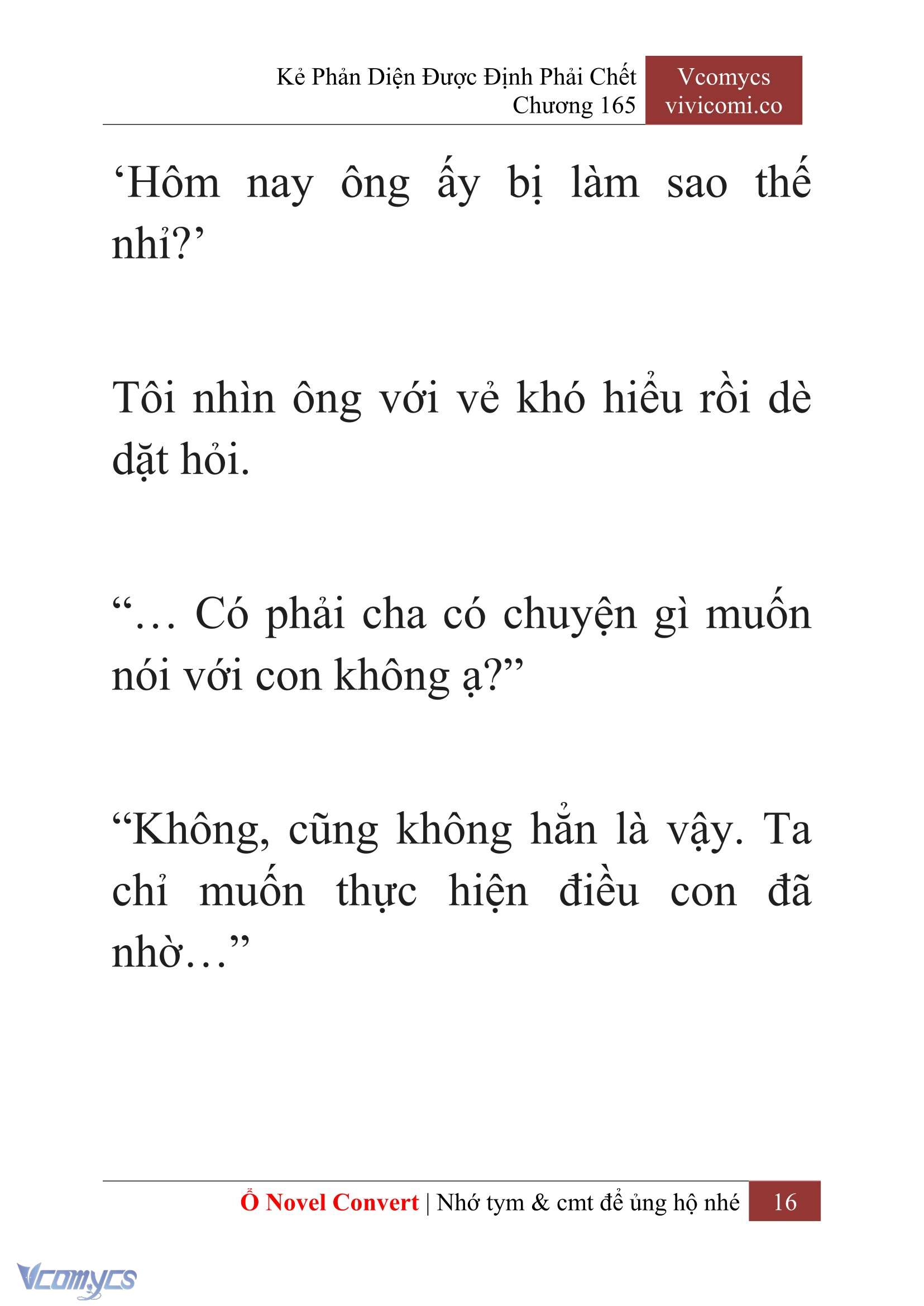 [Novel] Kẻ Phản Diện Được Định Phải Chết Chap 165 - Trang 2