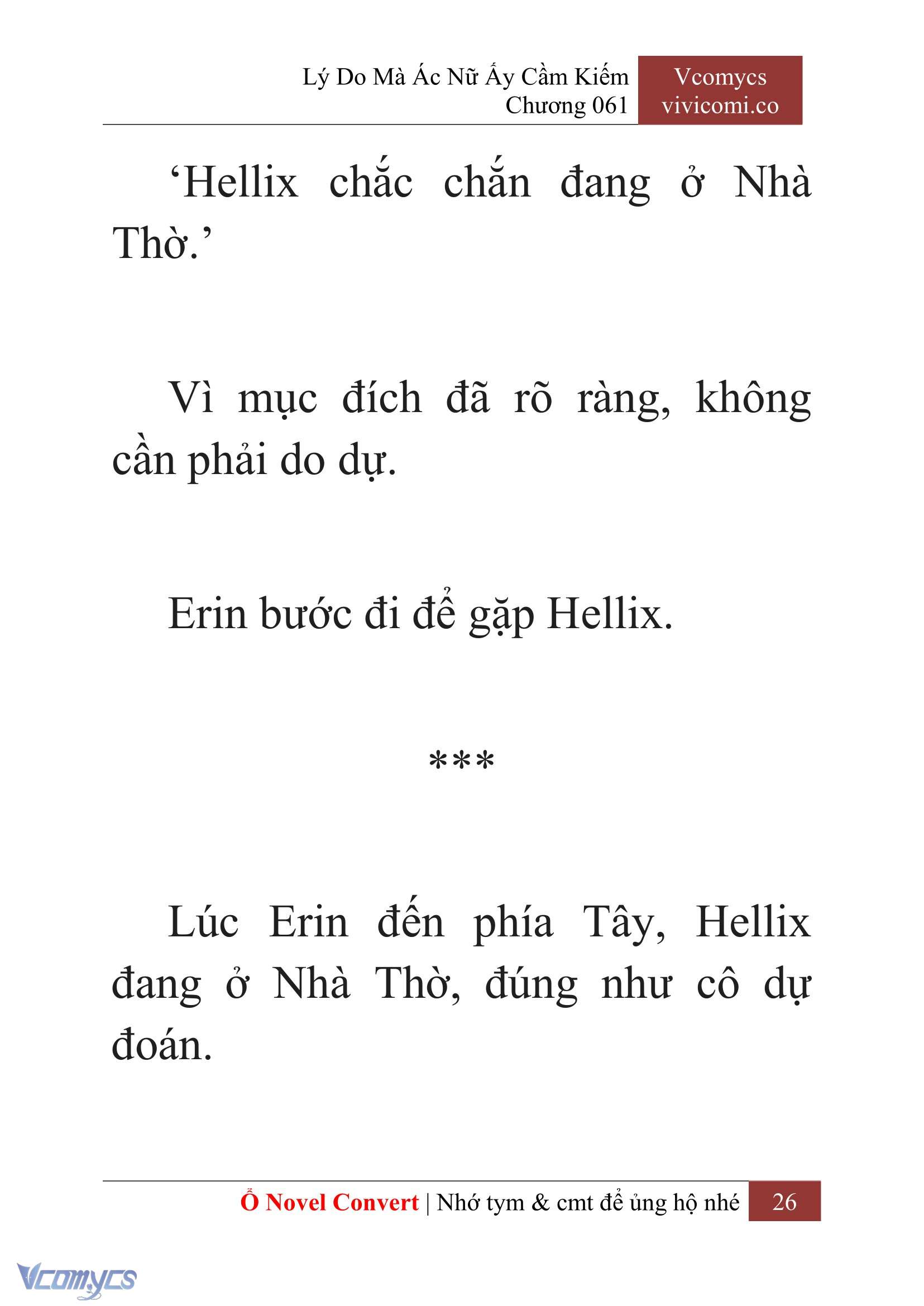 [Novel] Lý Do Mà Ác Nữ Ấy Cầm Kiếm Chap 61 - Next Chap 62