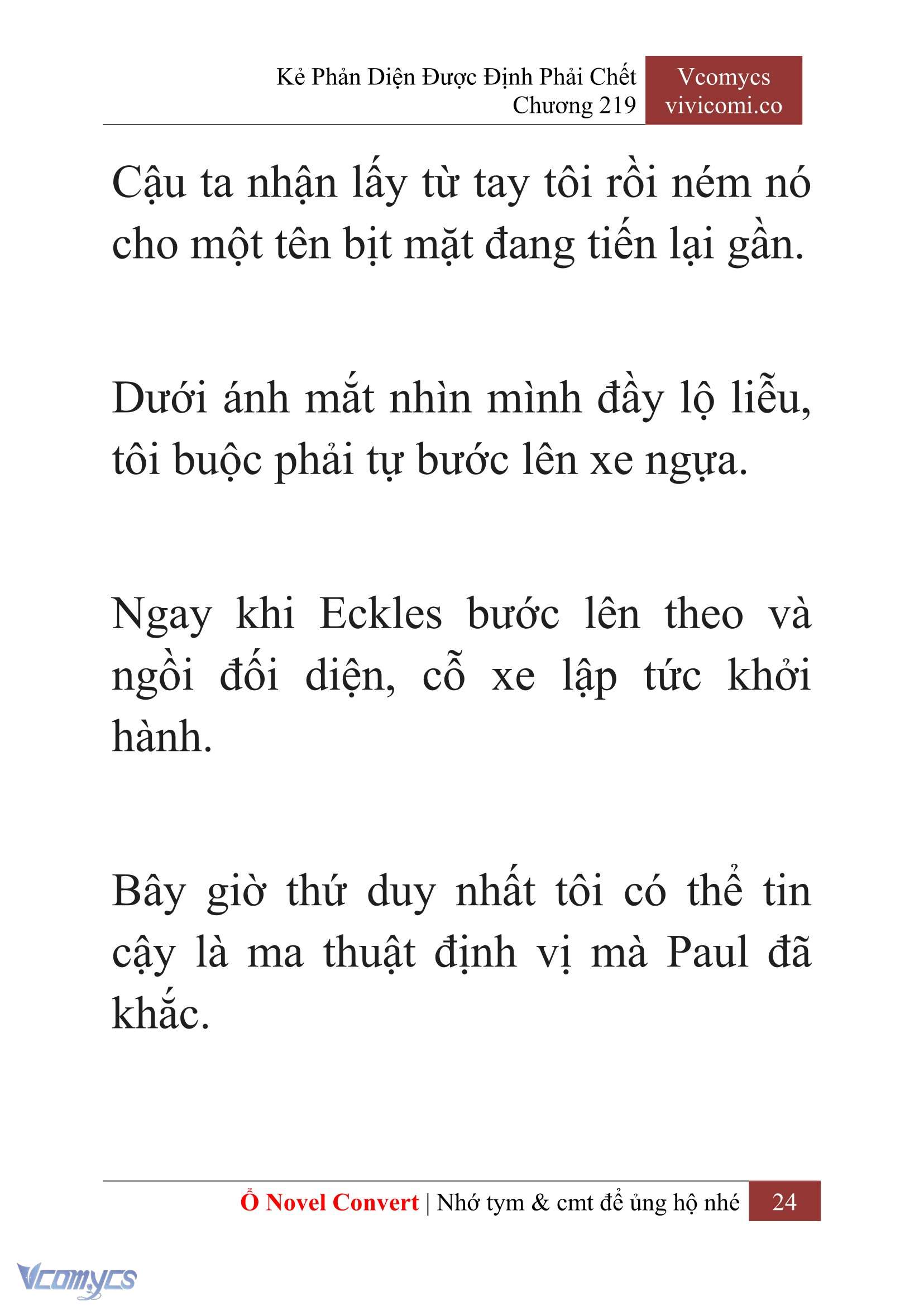 [Novel] Kẻ Phản Diện Được Định Phải Chết Chap 219 - Next Chap 220