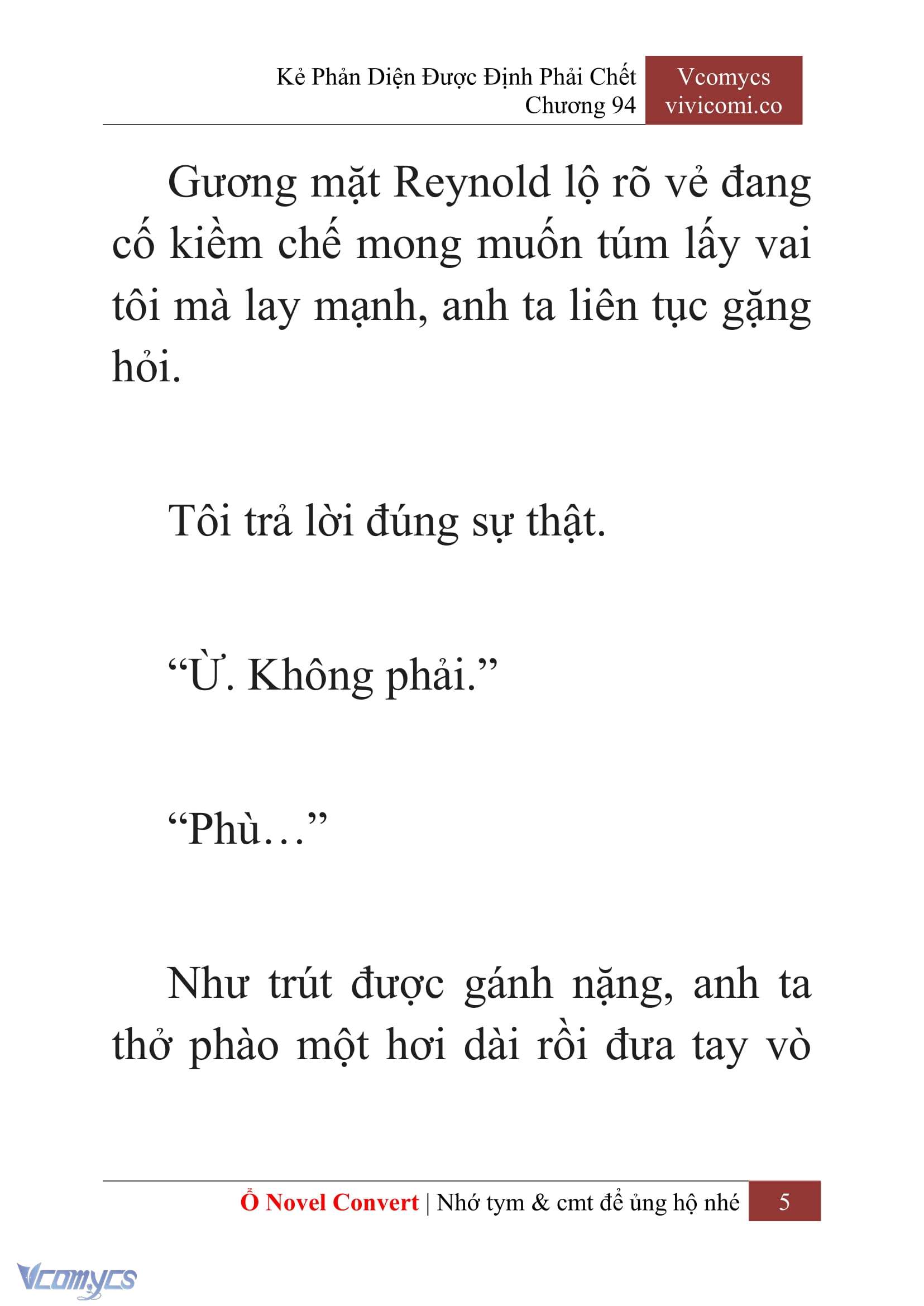 [Novel] Kẻ Phản Diện Được Định Phải Chết Chap 94 - Trang 2