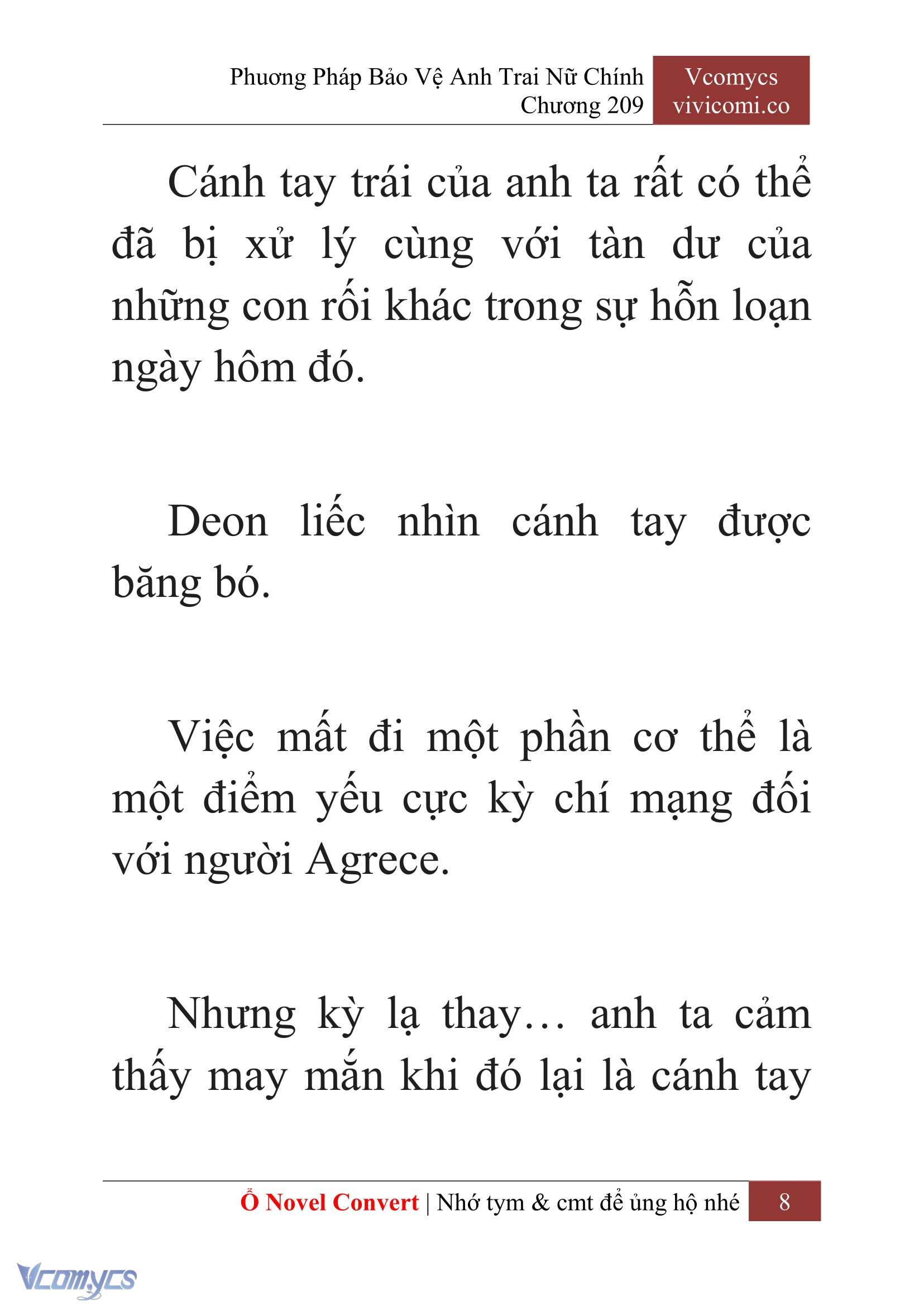 [Novel] Phương Pháp Bảo Vệ Anh Trai Nữ Chính Chap 209 - Trang 2