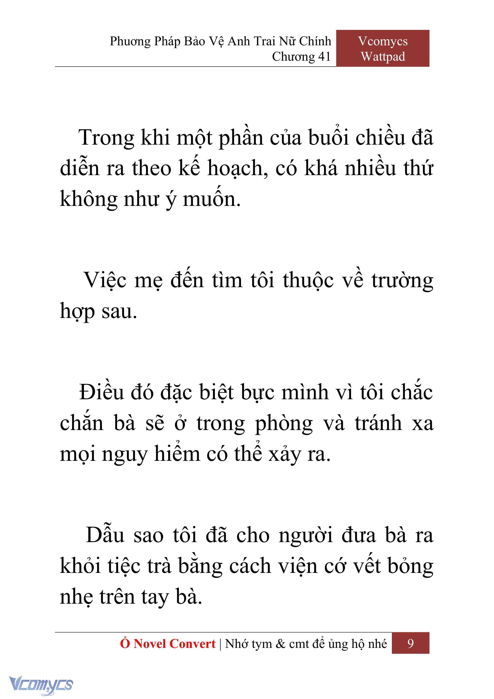 [Novel] Phương Pháp Bảo Vệ Anh Trai Nữ Chính Chap 41 - Trang 2