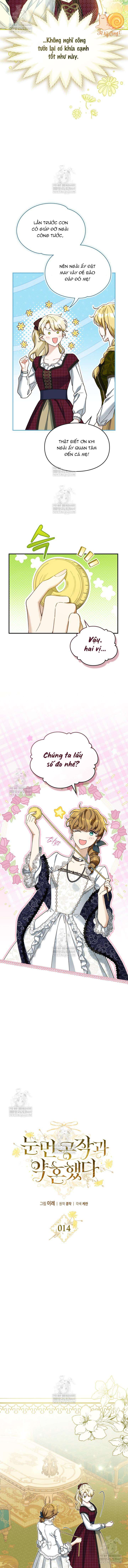 Tôi Đã Đính Hôn Với Vị Công Tước Mù Chap 14 - Trang 2