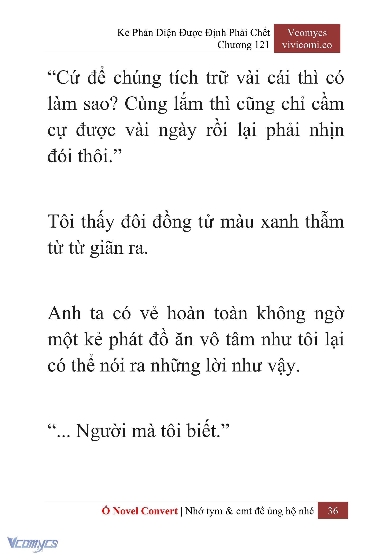 [Novel] Kẻ Phản Diện Được Định Phải Chết Chap 121 - Next Chap 122