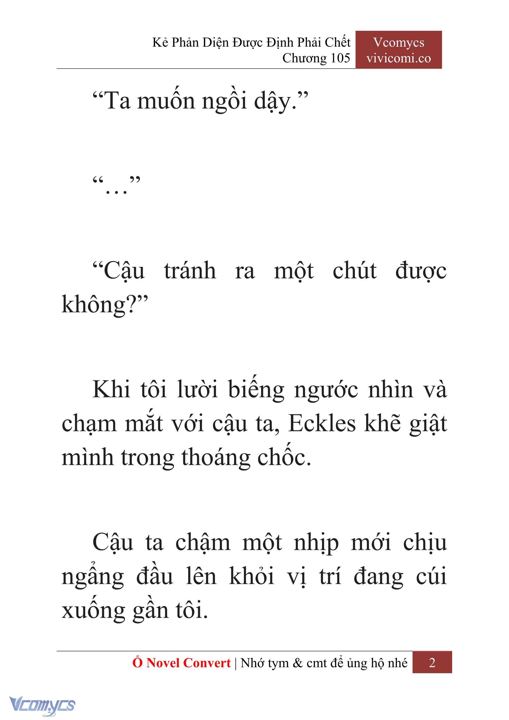 [Novel] Kẻ Phản Diện Được Định Phải Chết Chap 105 - Next Chap 106