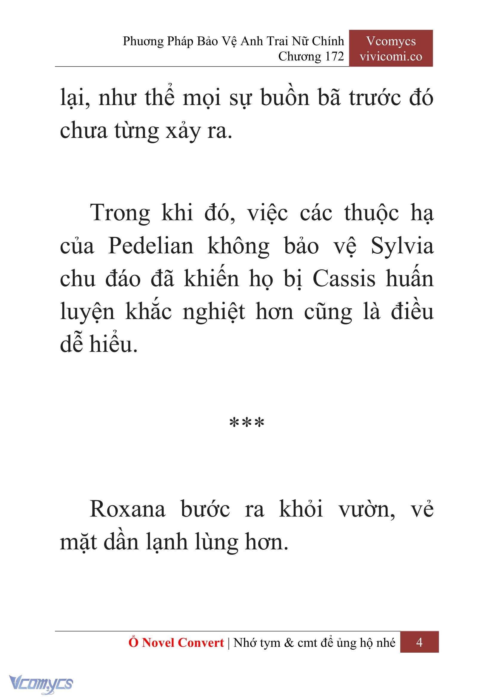 [Novel] Phương Pháp Bảo Vệ Anh Trai Nữ Chính Chap 172 - Trang 2