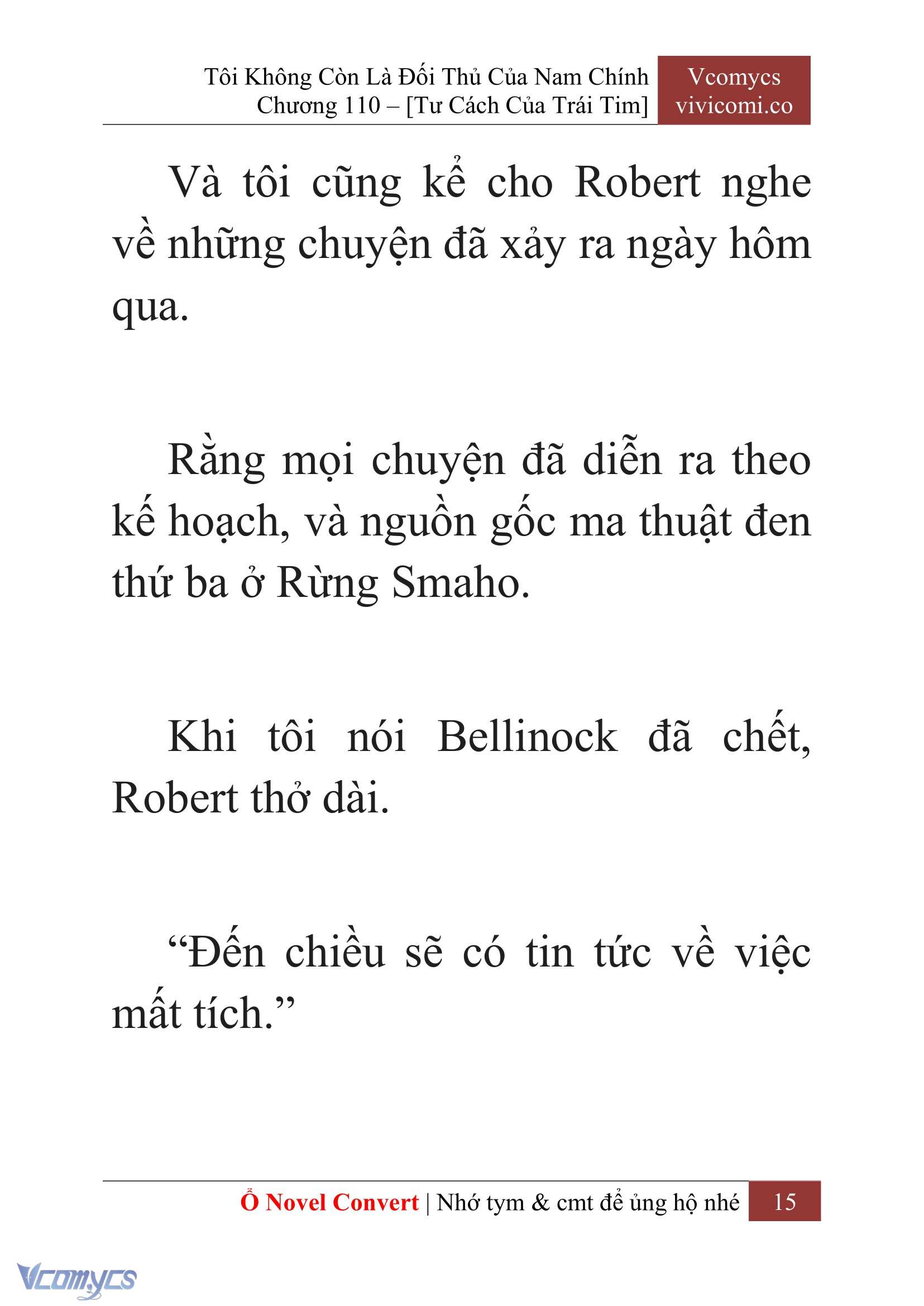 [Novel] Tôi Không Còn Là Đối Thủ Của Nam Chính Chap 110 - Trang 2
