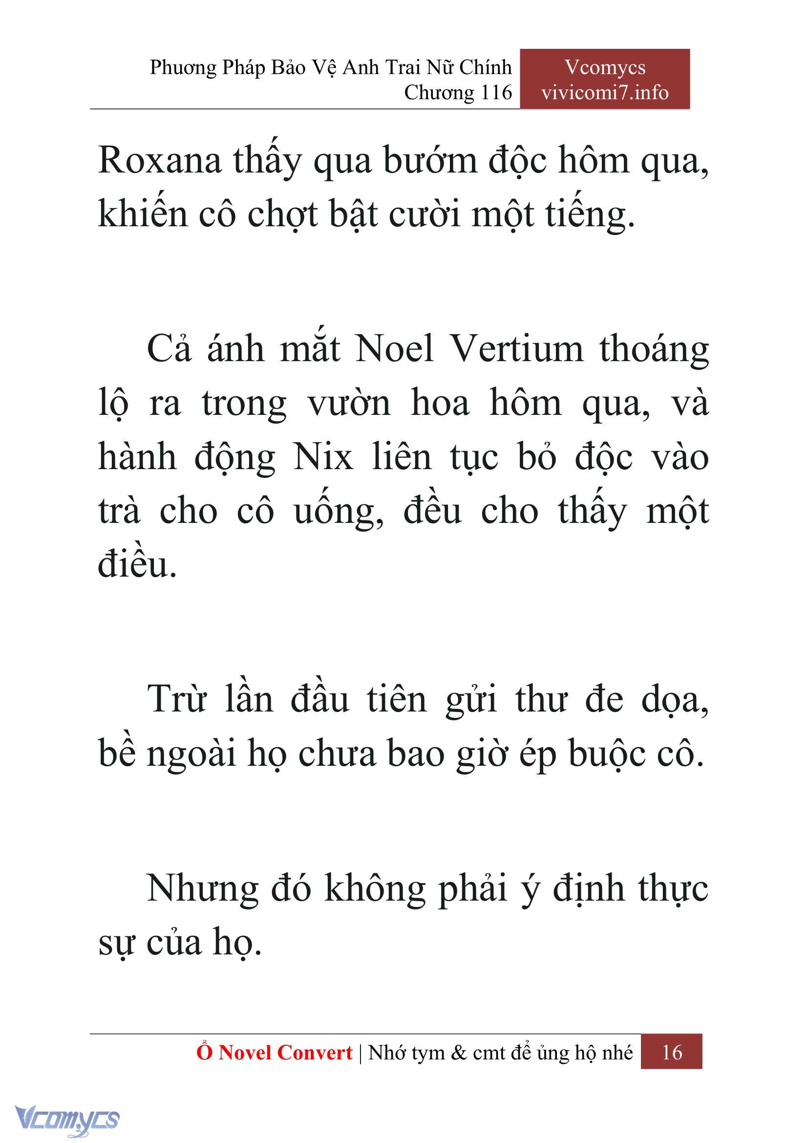[Novel] Phương Pháp Bảo Vệ Anh Trai Nữ Chính Chap 116 - Trang 2