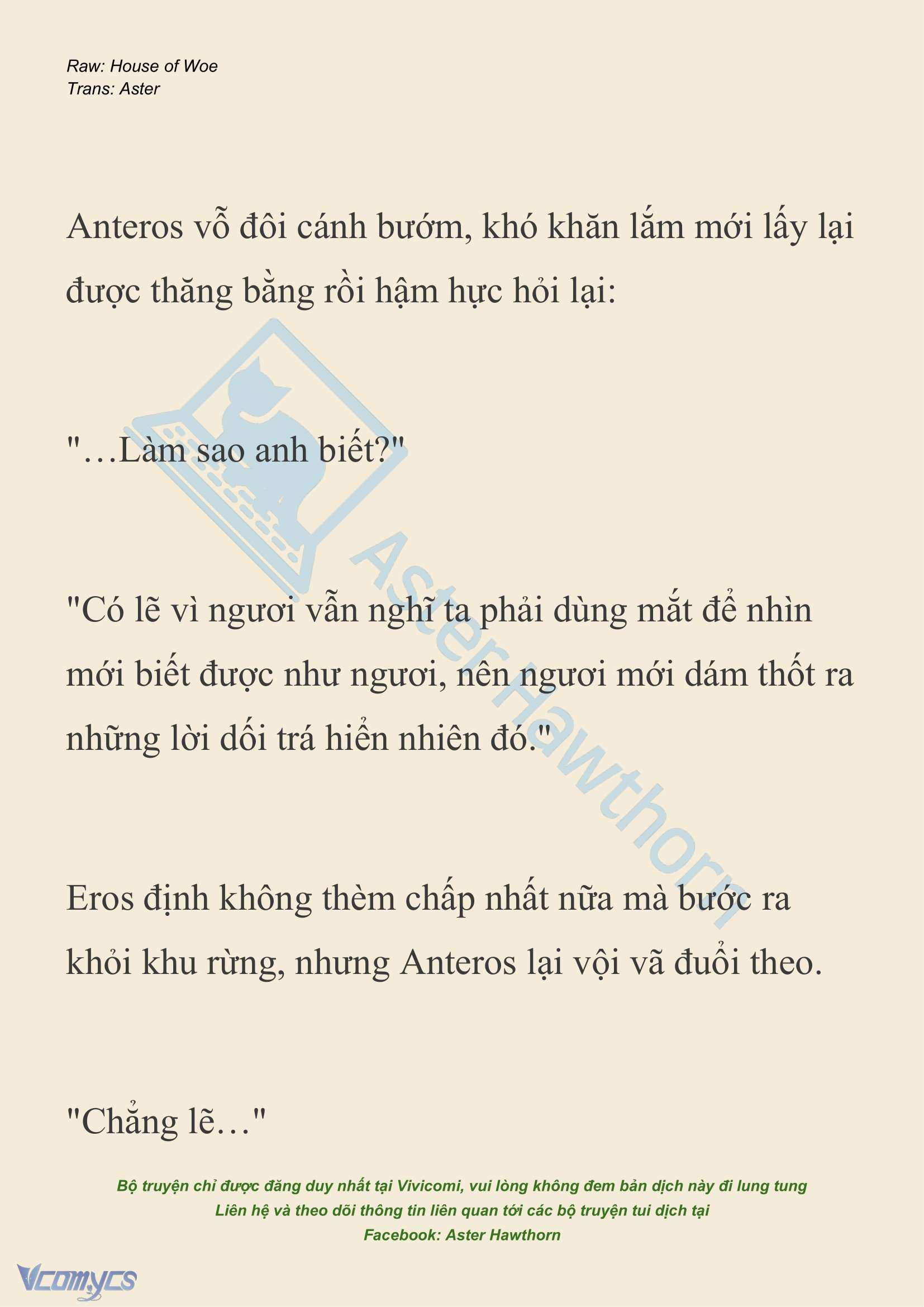 [NOVEL] Dành Cho Các Nữ Thần: Dành cho Psyche Chap 25 - Trang 2