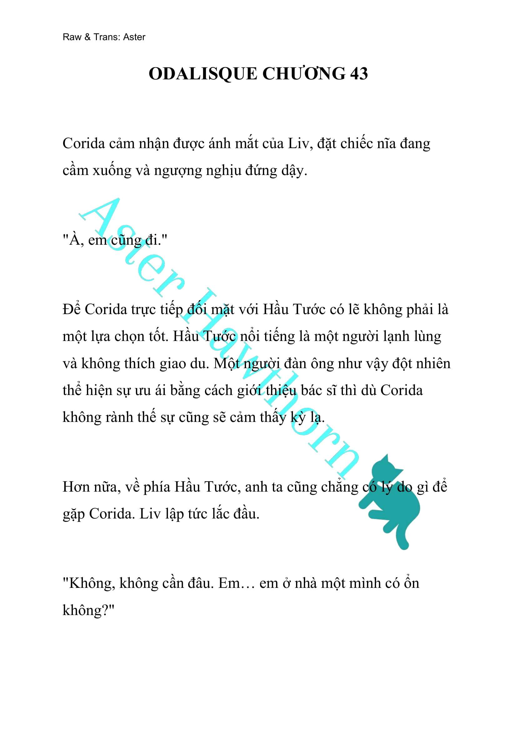 [NOVEL] Odalisque Chap 43 - Next Chap 44