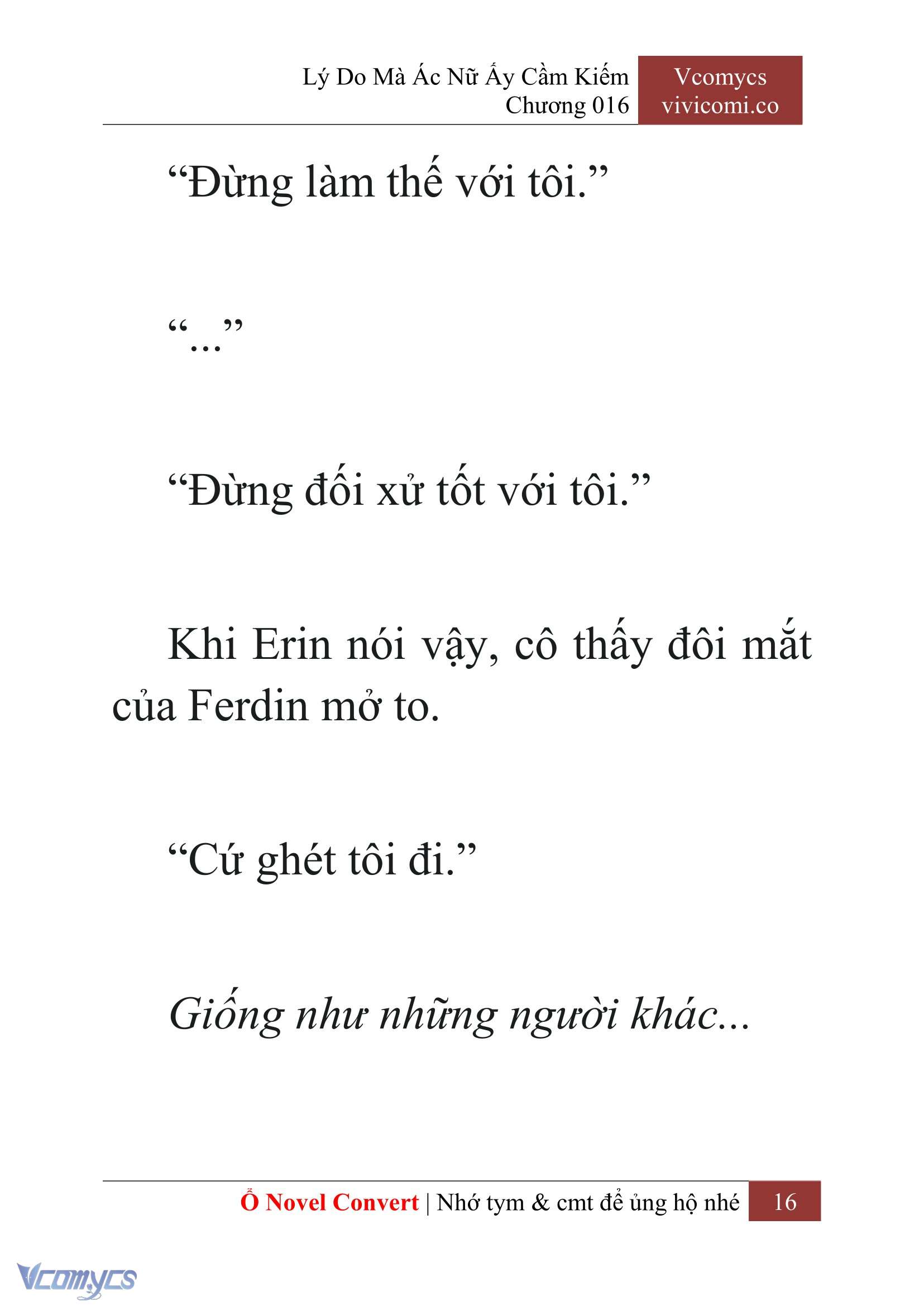 [Novel] Lý Do Mà Ác Nữ Ấy Cầm Kiếm Chap 16 - Trang 2