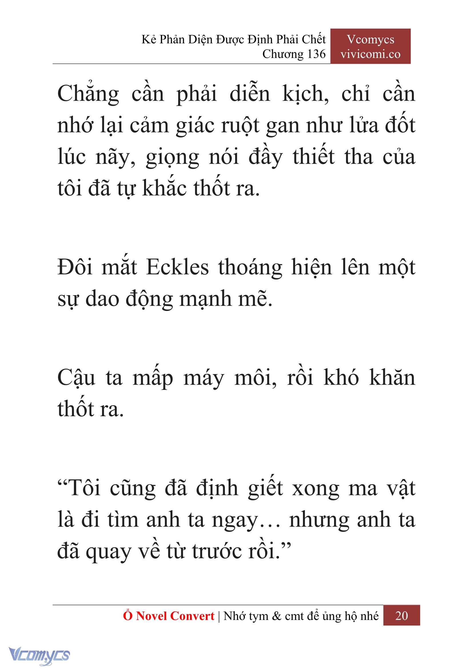 [Novel] Kẻ Phản Diện Được Định Phải Chết Chap 136 - Trang 2