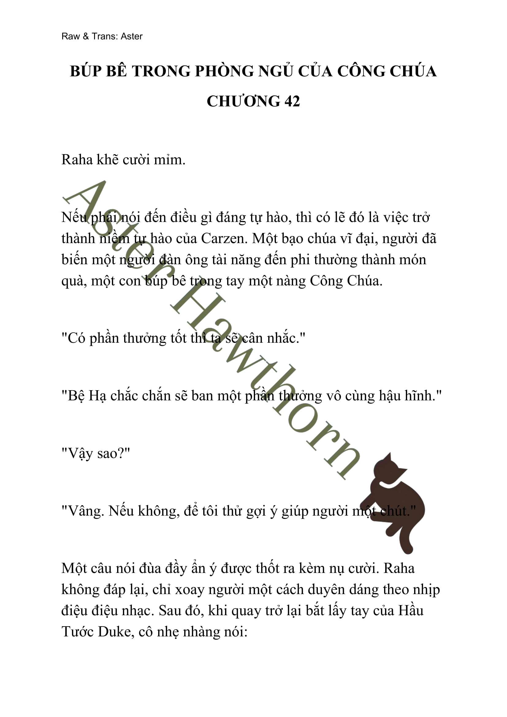 [NOVEL] Búp Bê Trong Phòng Ngủ Của Công Chúa Chap 42 - Trang 2